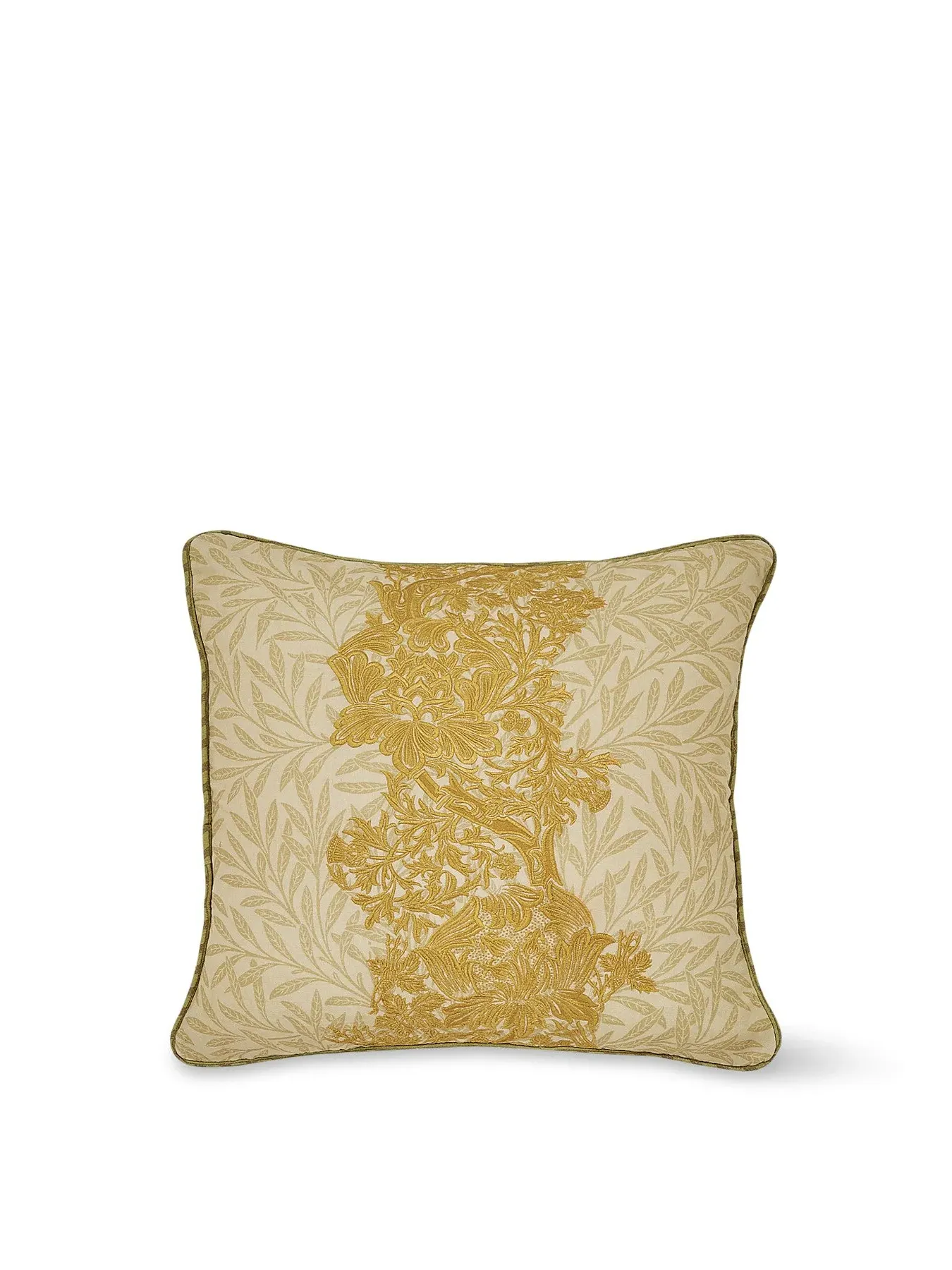 Square Cushion with Floral Print - Sunflower image