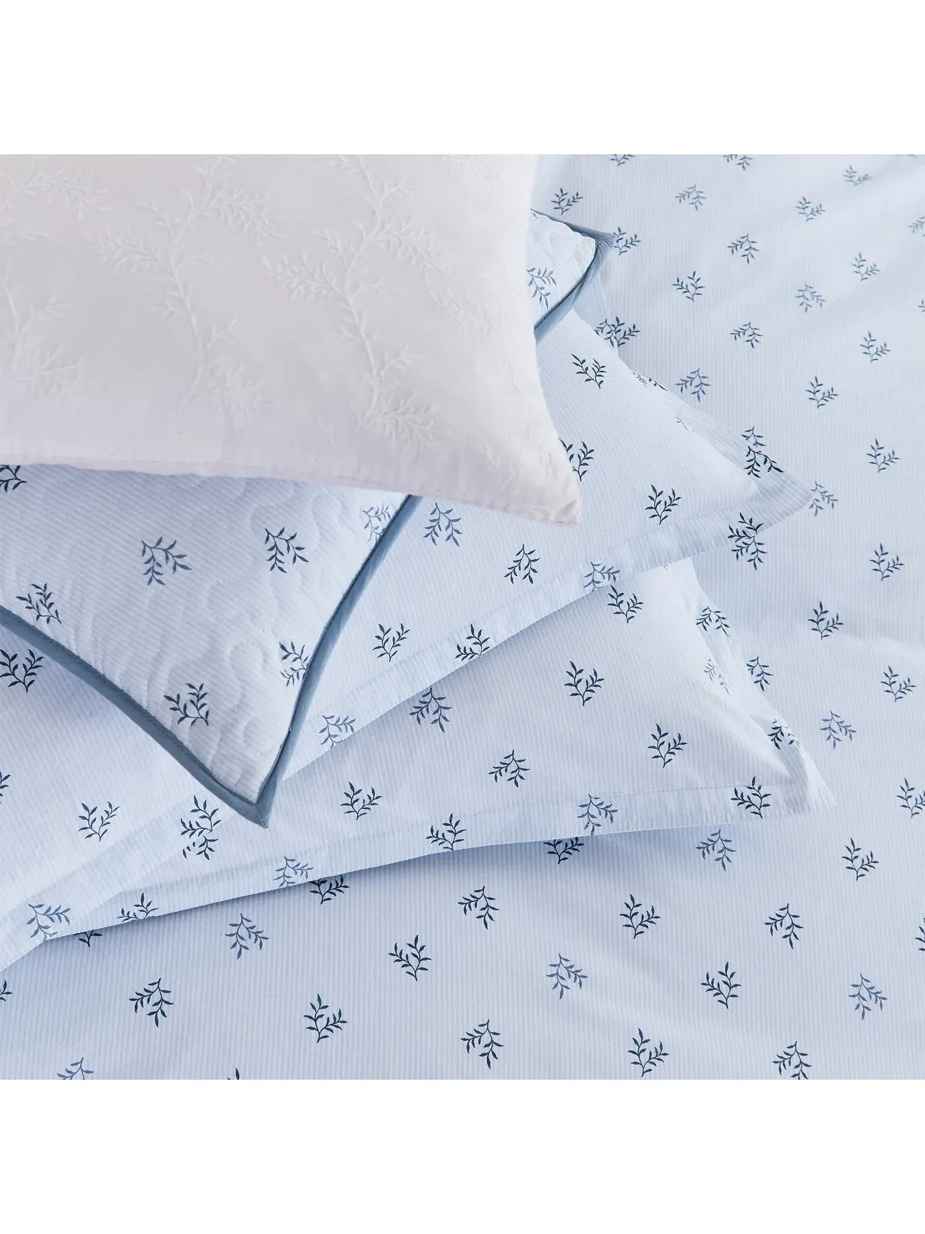Super King Duvet Cover Set - Blue, Cotton
