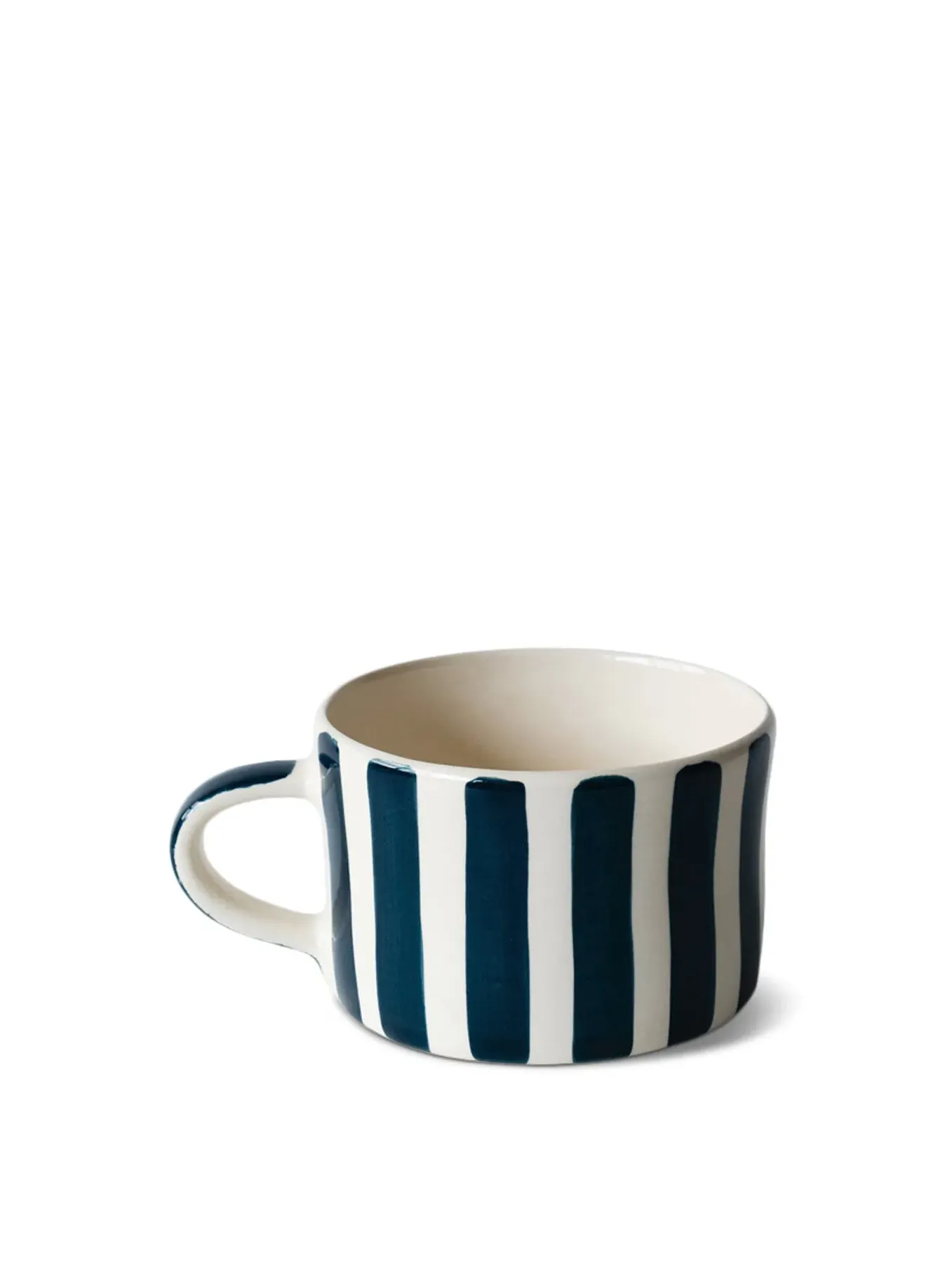 Candy Stripe Mug - Teal, Ceramic image