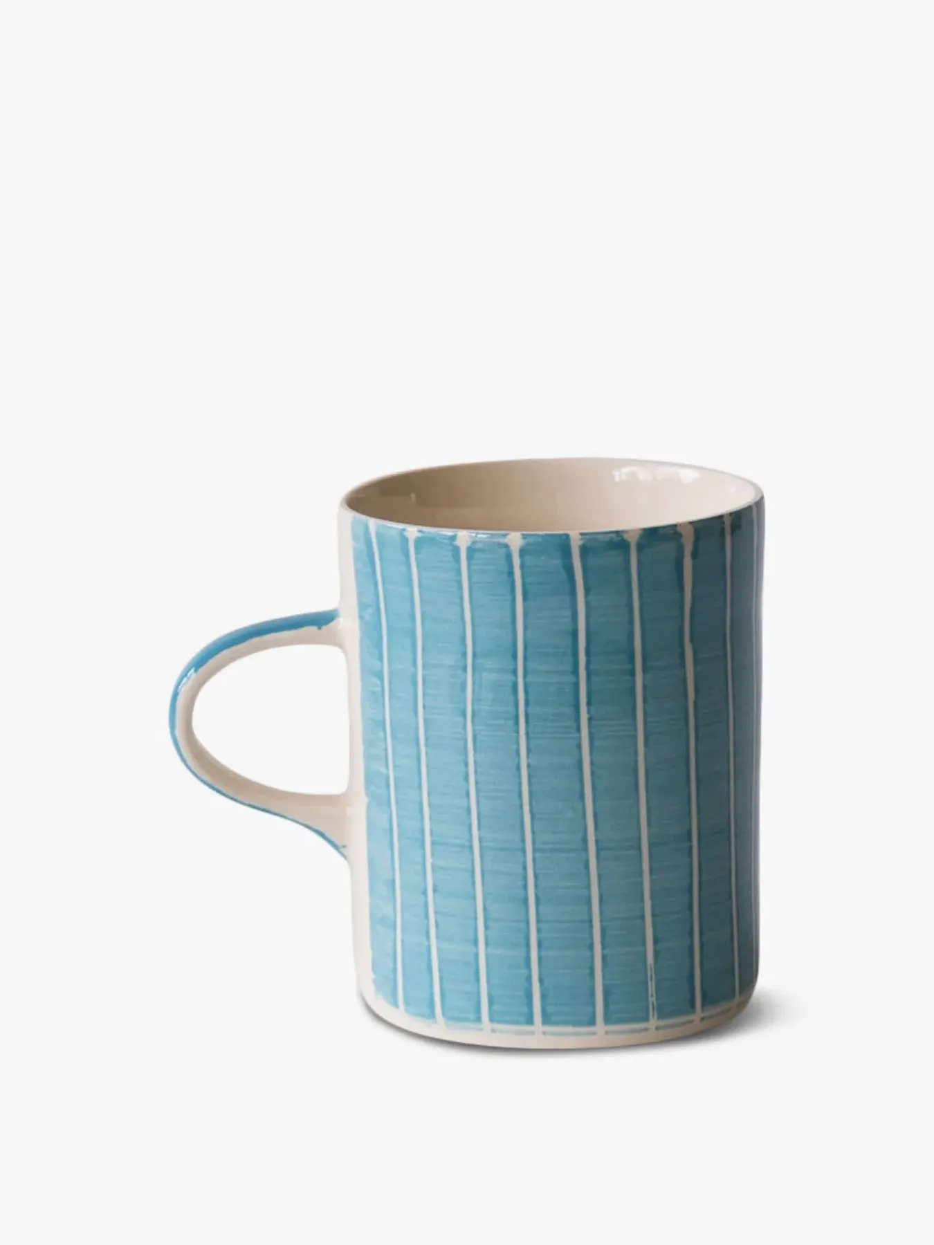 Demi Mug Handmade Design - Turquoise, Ceramic image
