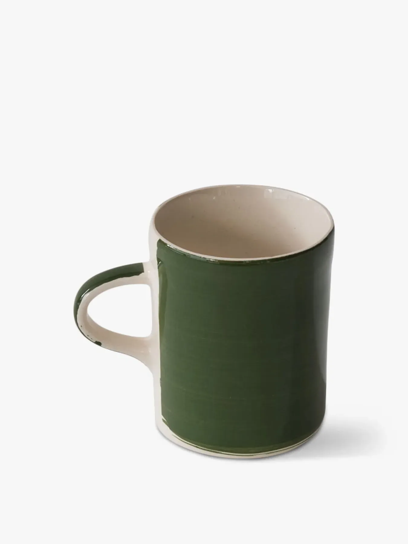 Demi Mug Handmade - Moss Green, Ceramic image