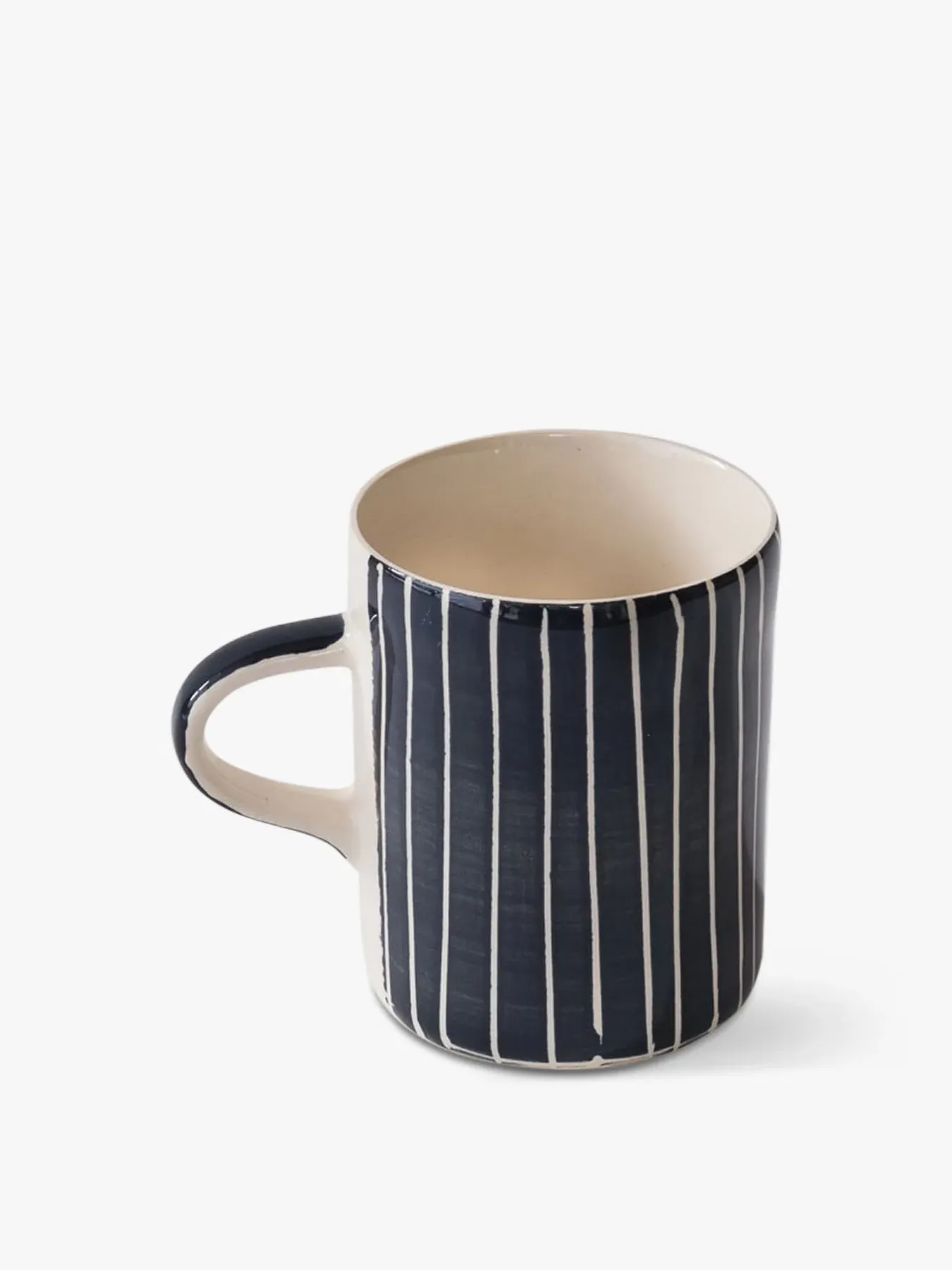 Demi Mug Sgraffito Design - Graphite, Ceramic image