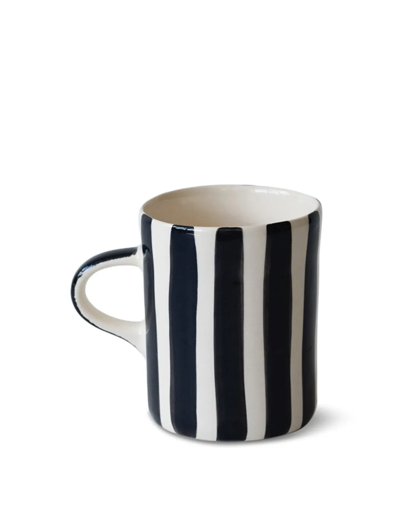 Demi Mug with Candy Stripes - Graphite, Ceramic image