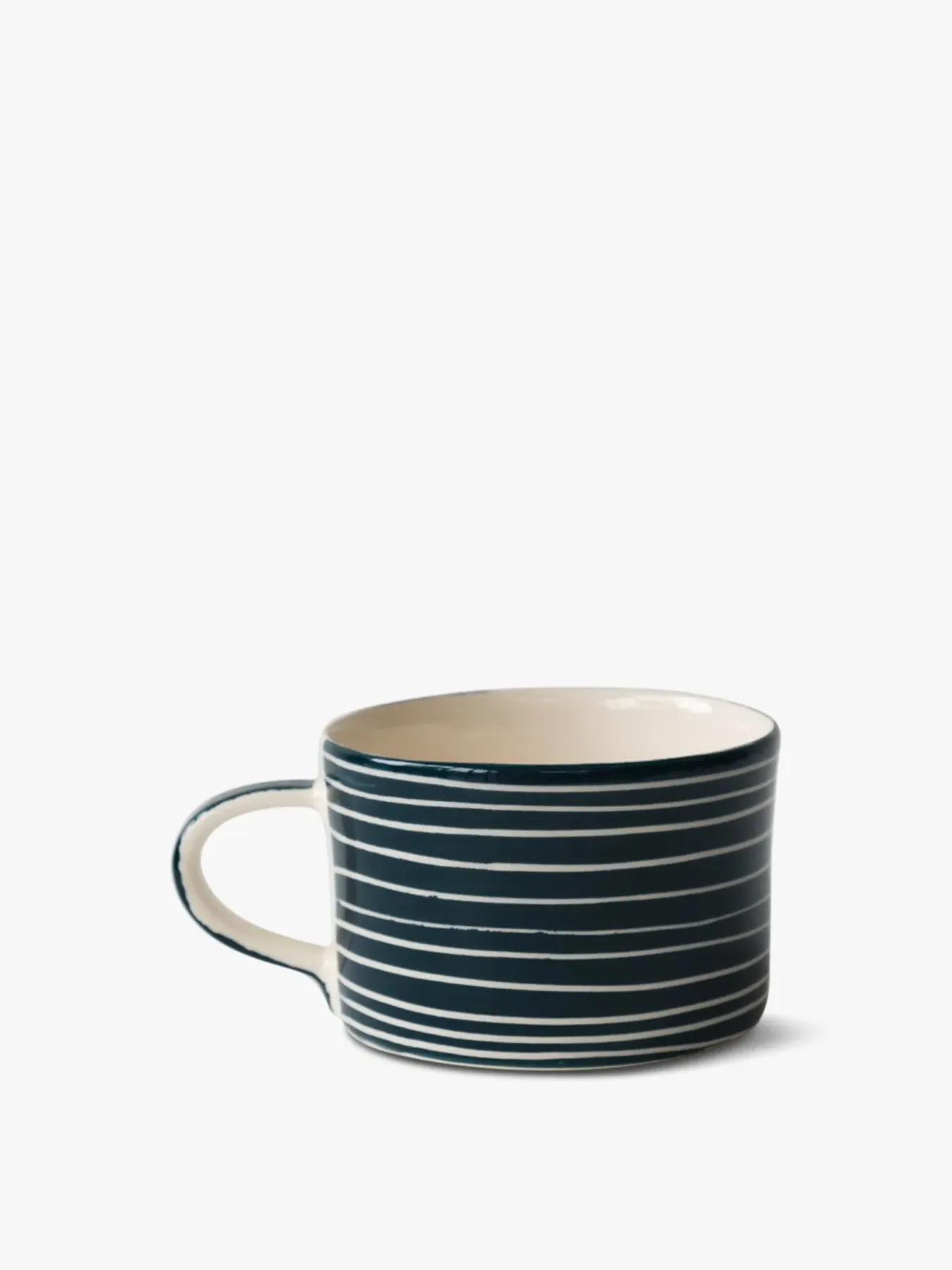 Sgraffito Mug - Teal, Ceramic image
