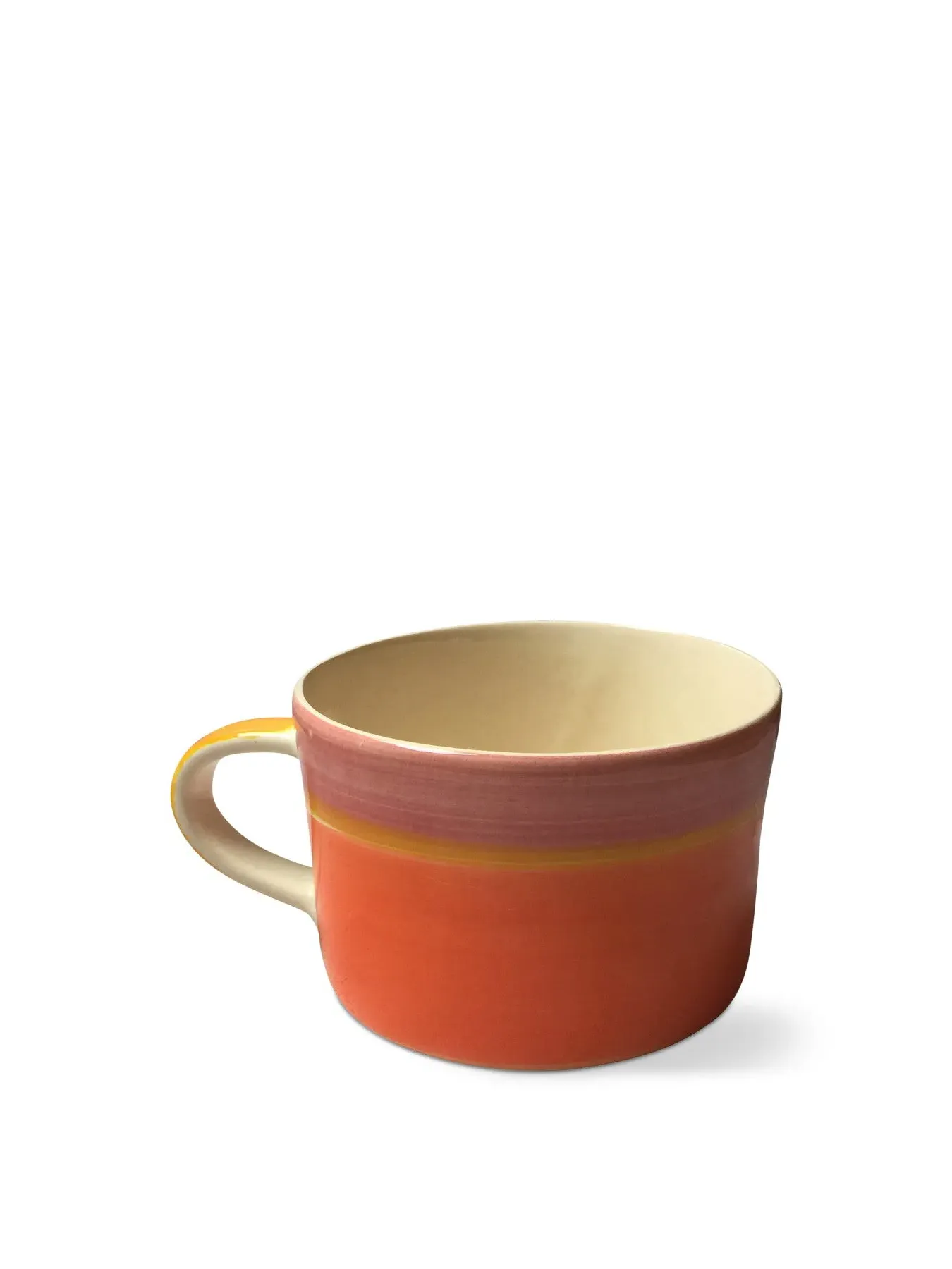 Tri Colour Mug Sunrise - Tangerine, Ceramic image