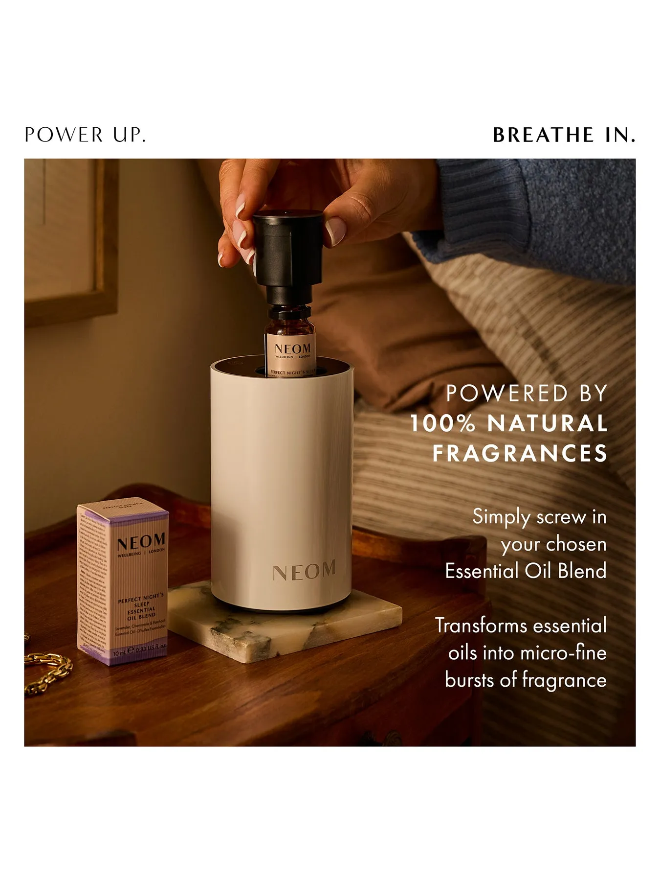 Mini Essential Oil Diffuser - White