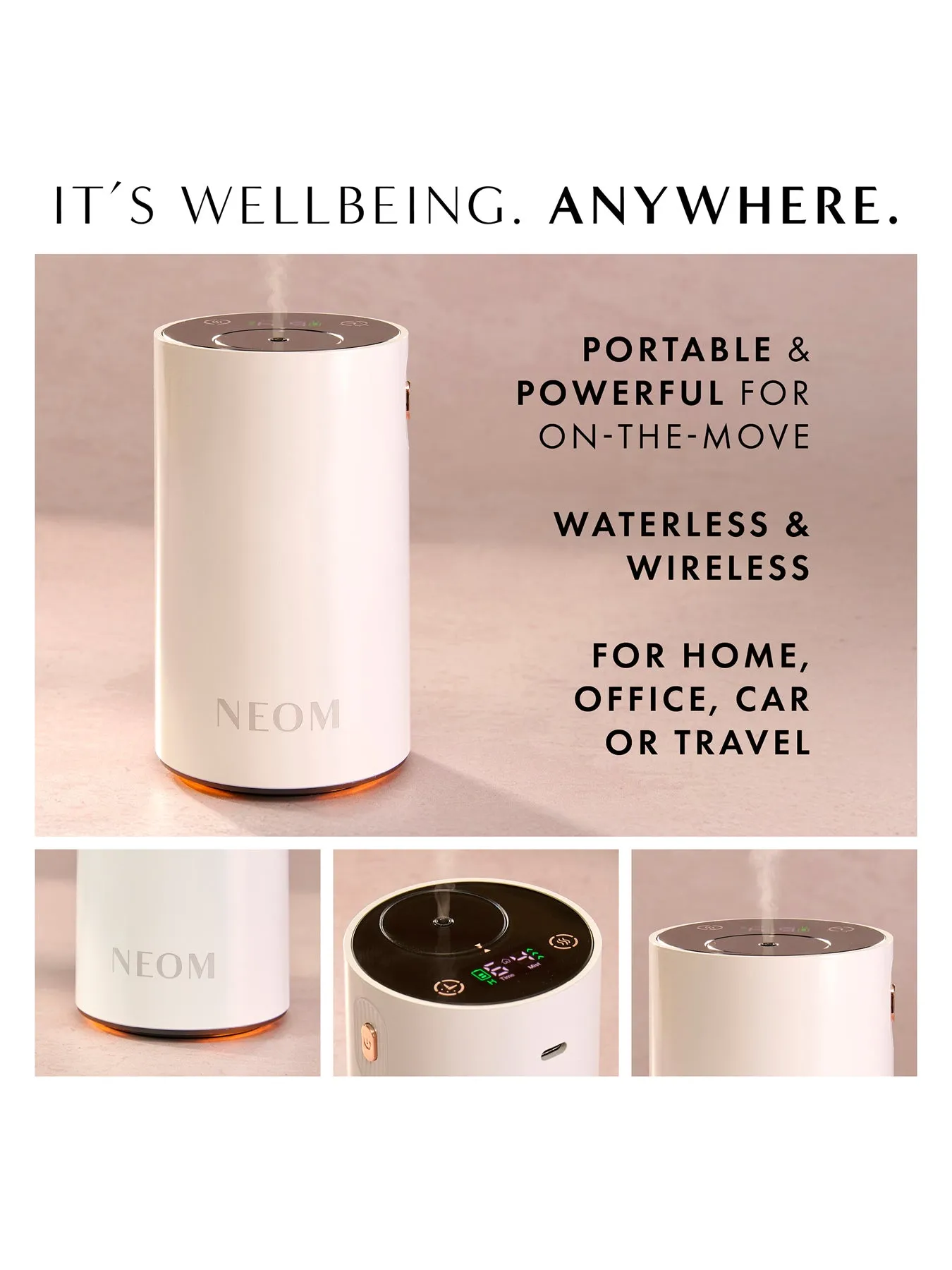 Mini Essential Oil Diffuser - White