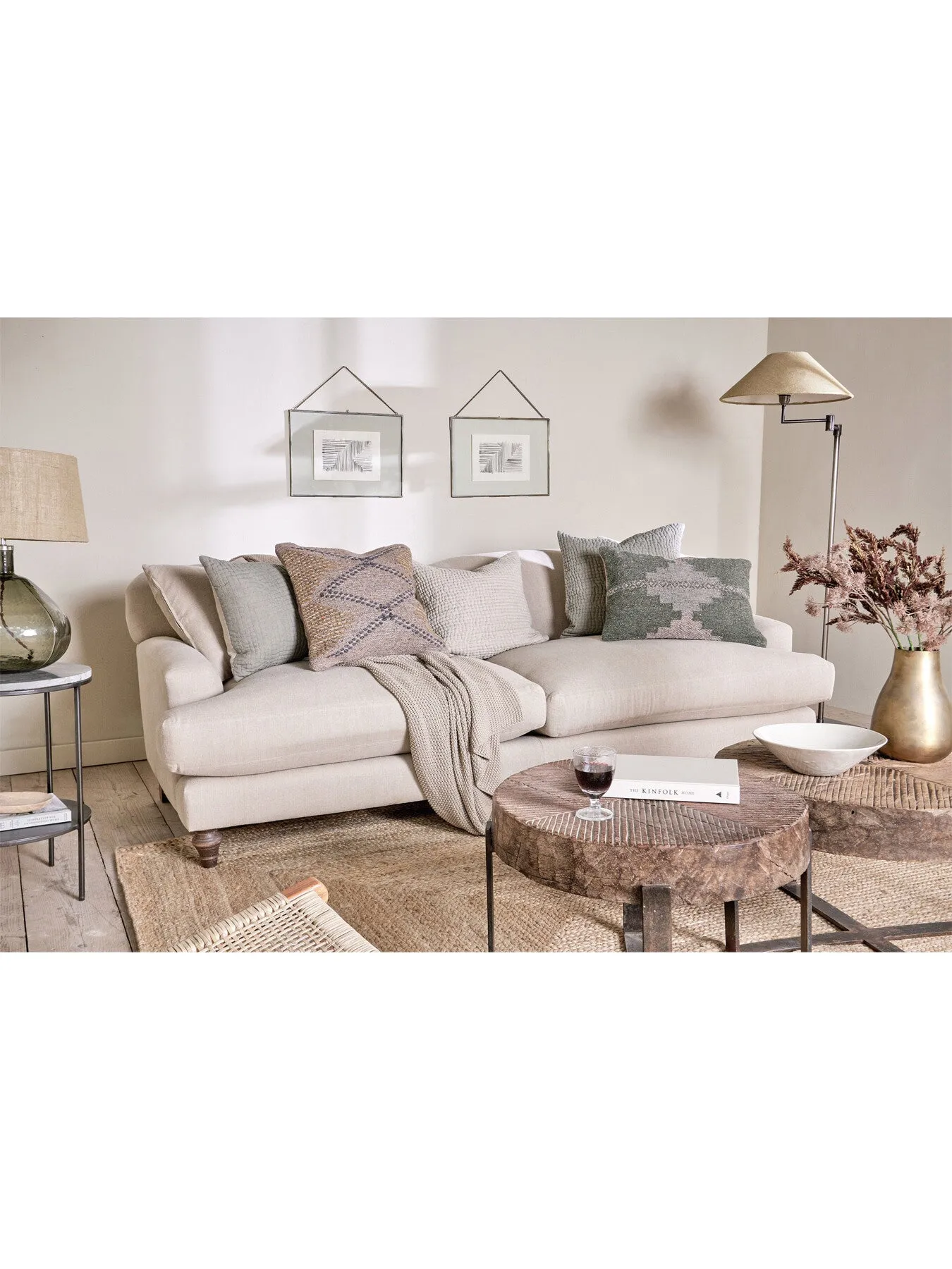 4-Piece Wine Glass Set Hammered - Clear Glass