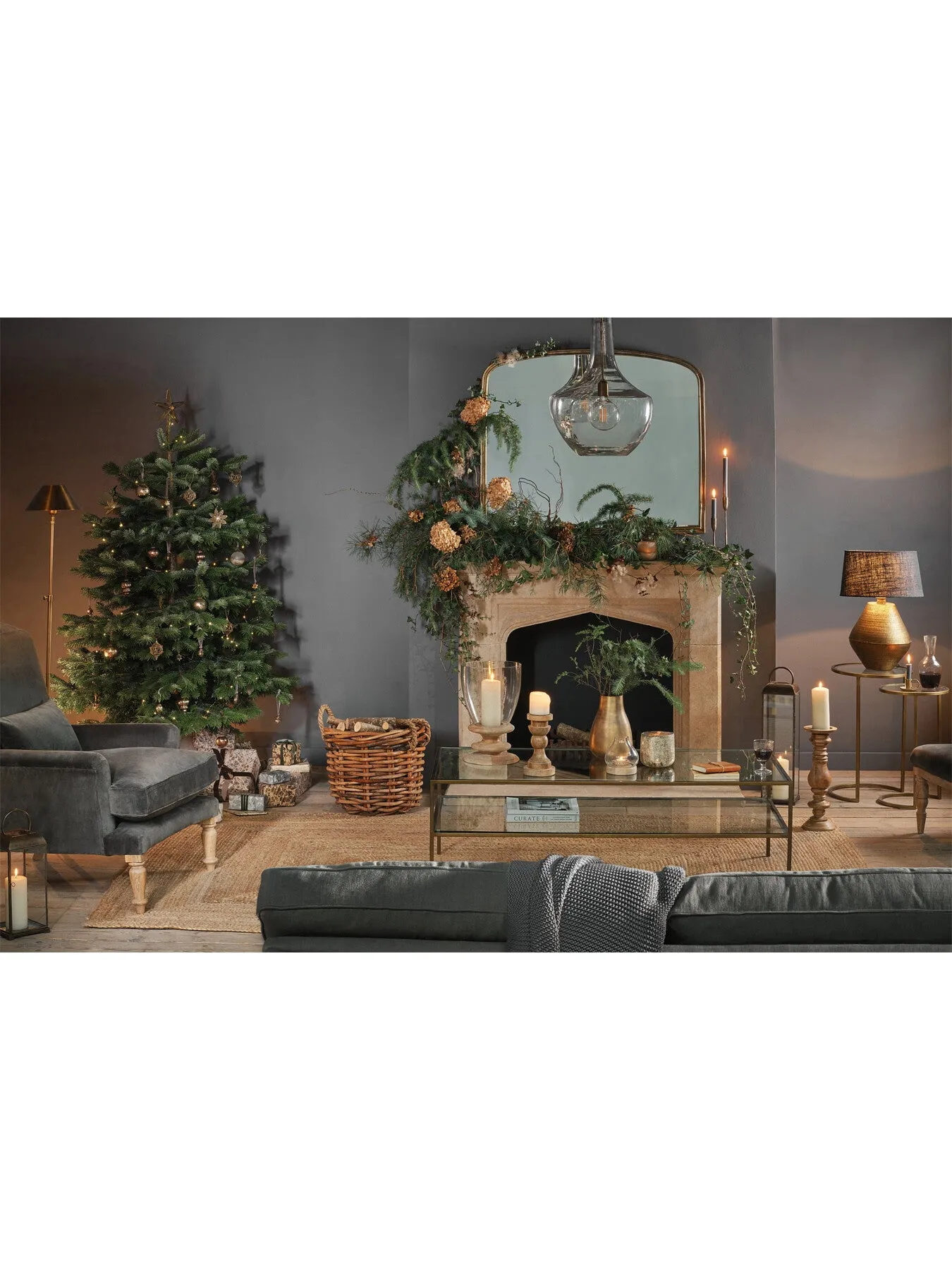 4-Piece Wine Glass Set Hammered - Clear Glass