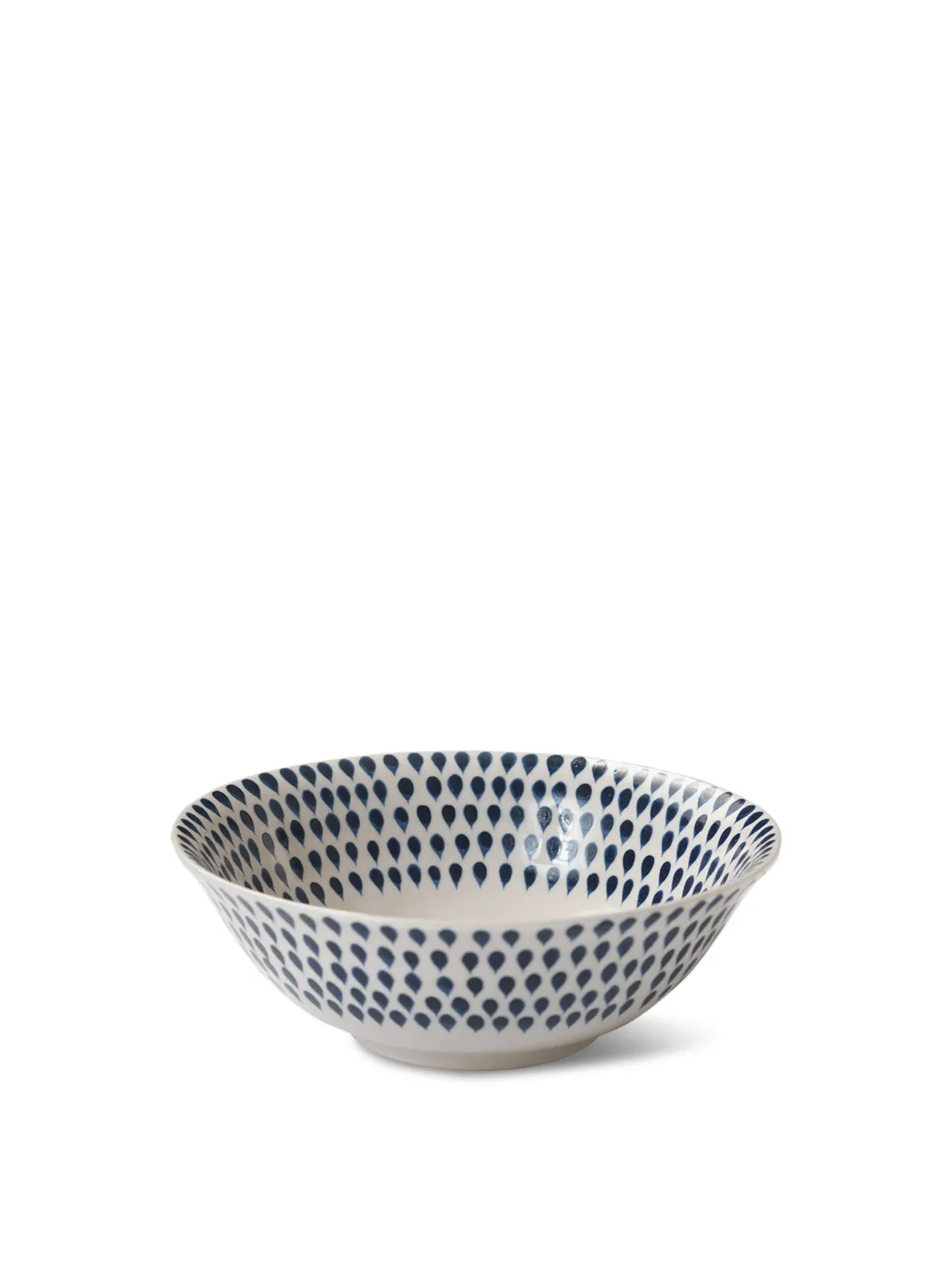 Cereal Bowl Hand Painted - Blue, Ceramic image