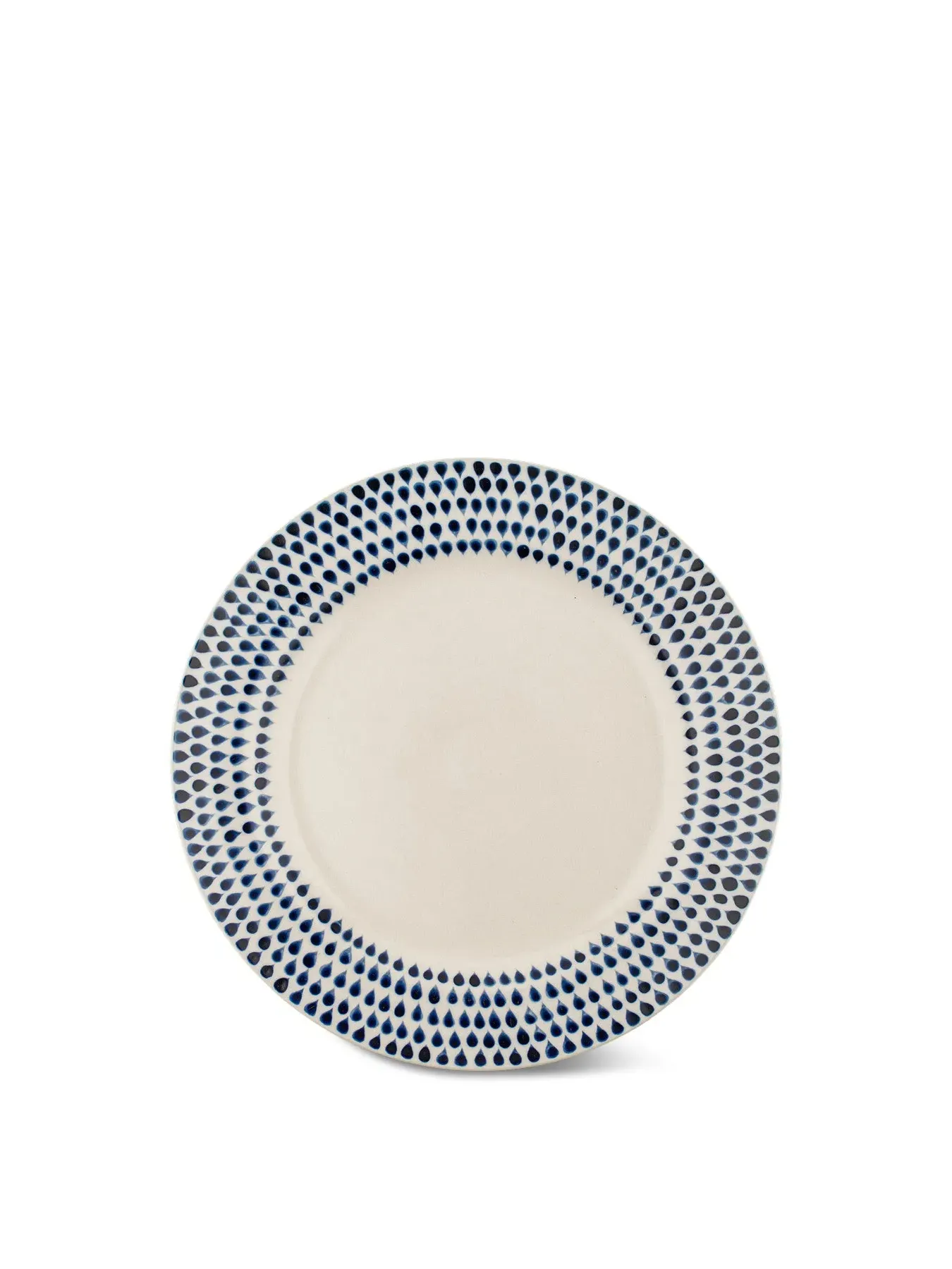 Dinner Plate Handmade Design - Blue, Ceramic image
