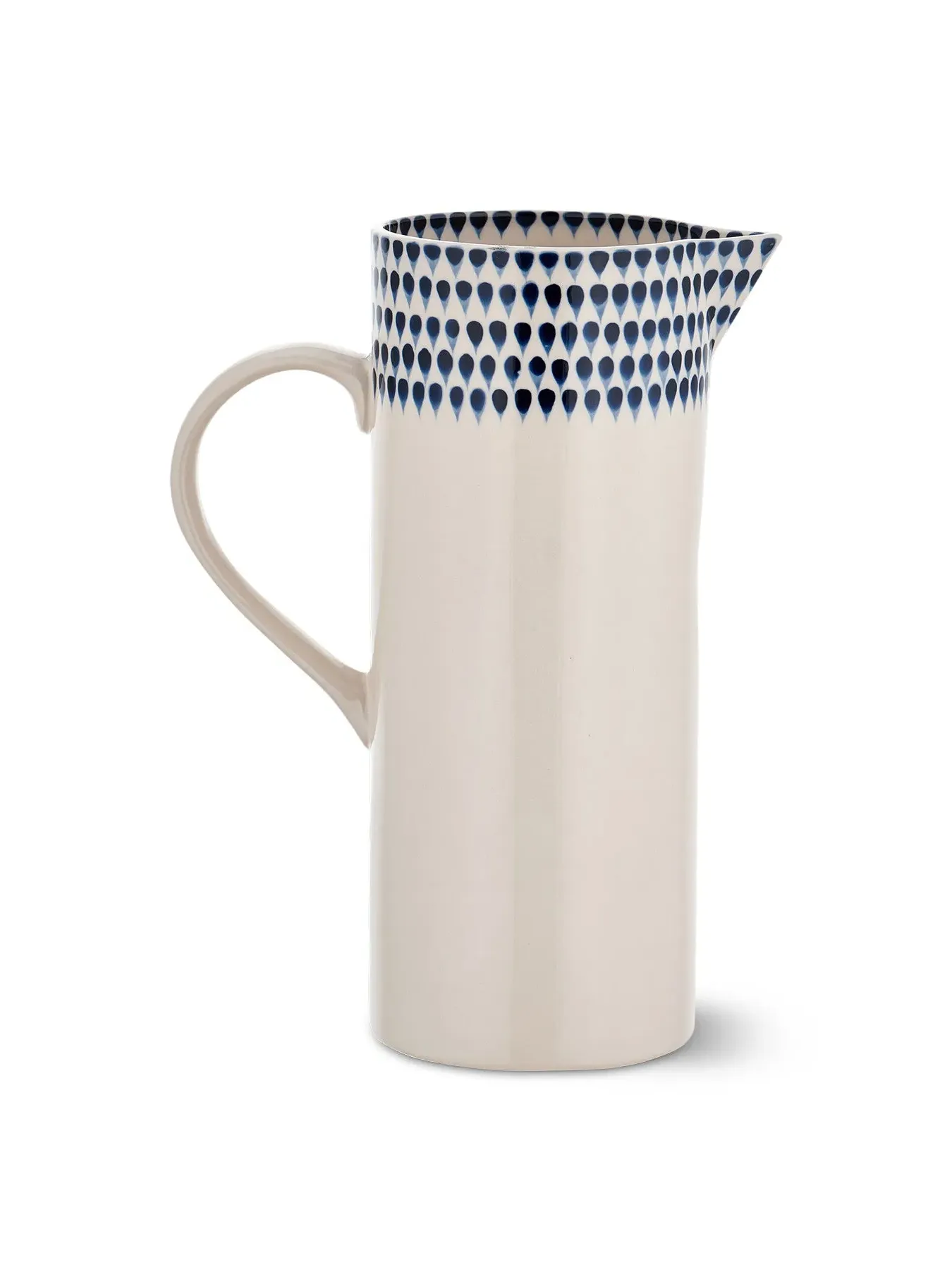 Drop Pattern Jug - Blue, Ceramic image
