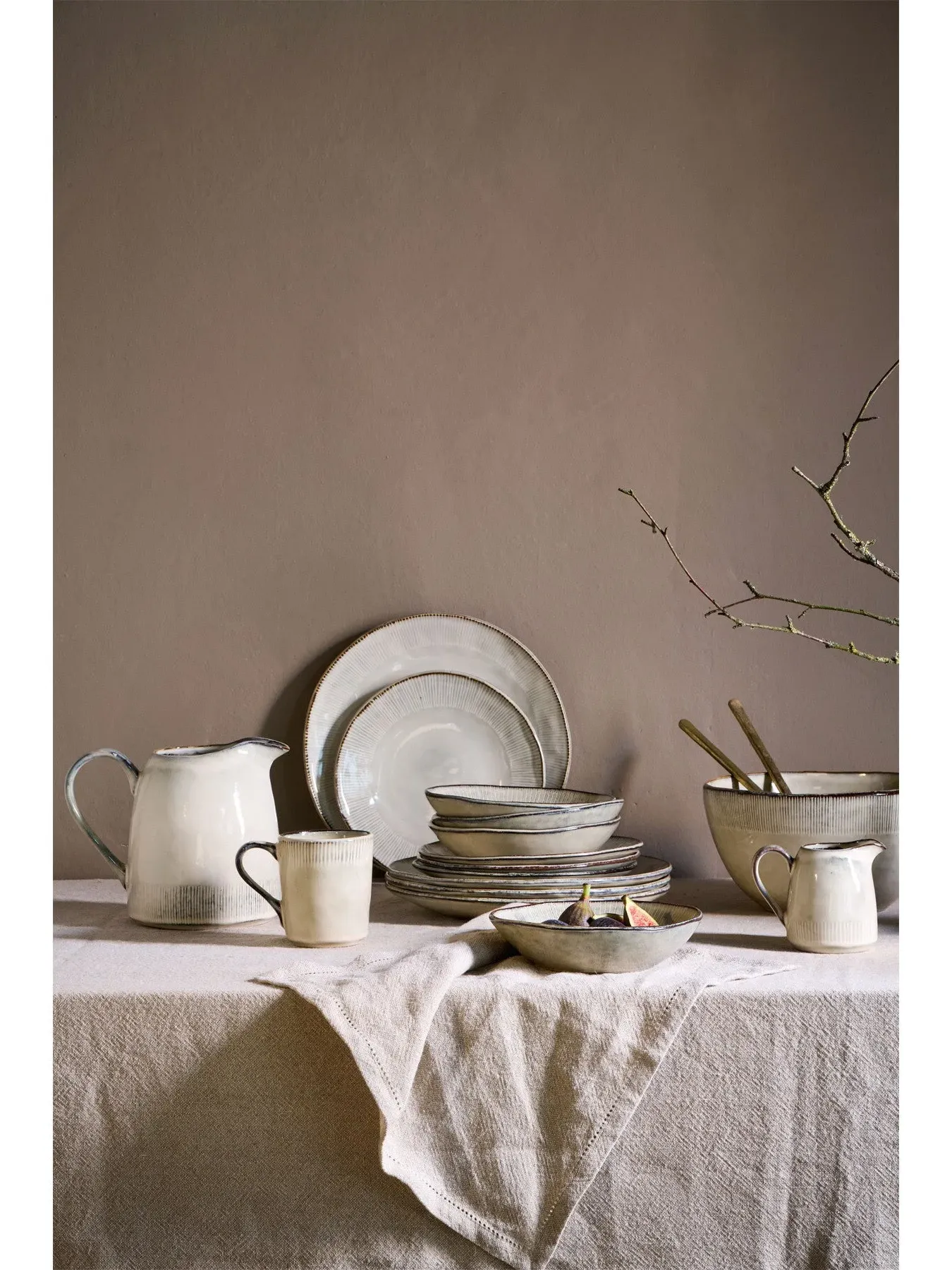 Handmade Bowl - Cream, Stoneware