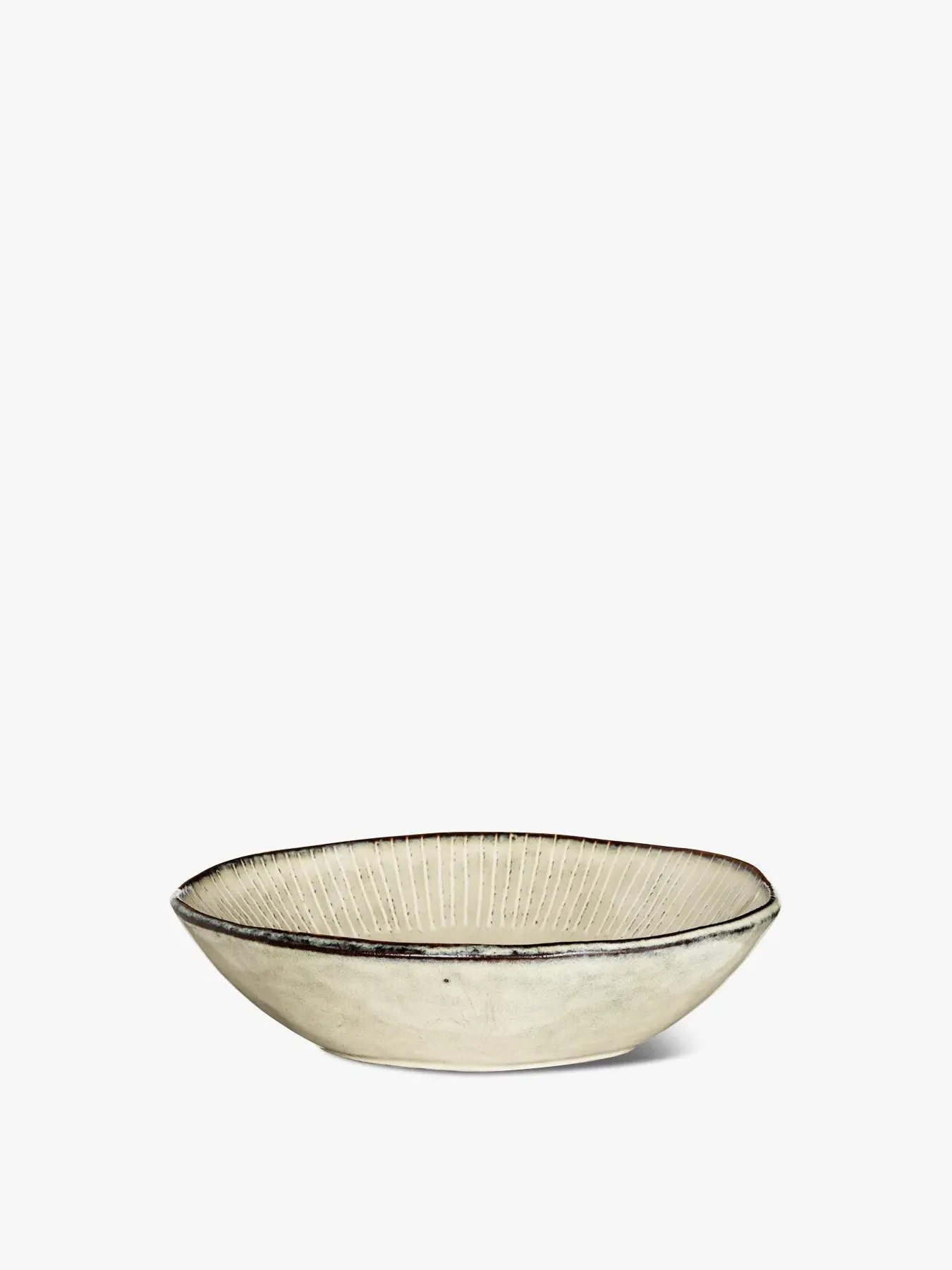 Handmade Bowl - Cream, Stoneware image