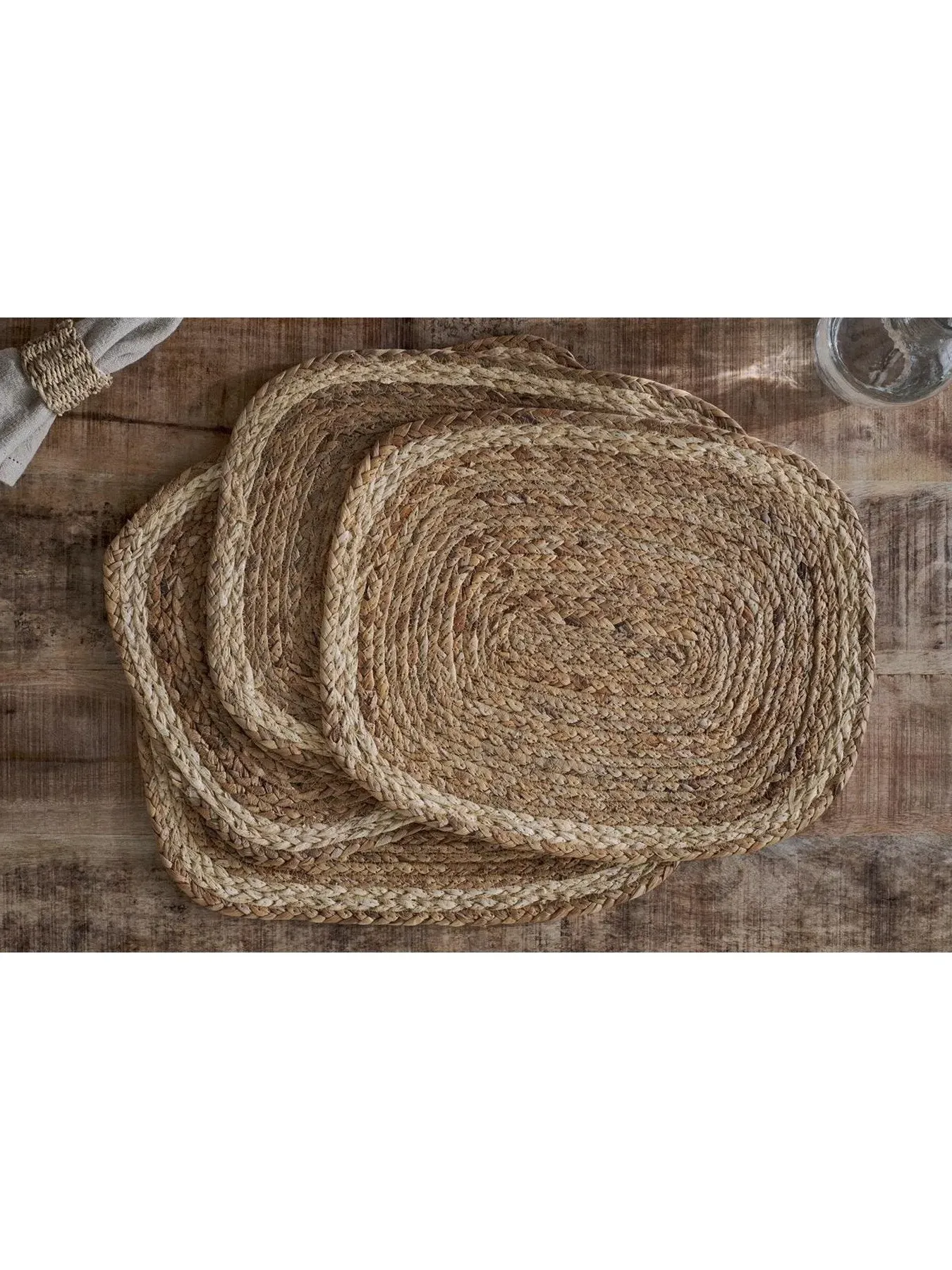 Rectangular Tablemats Set of 4 - Natural