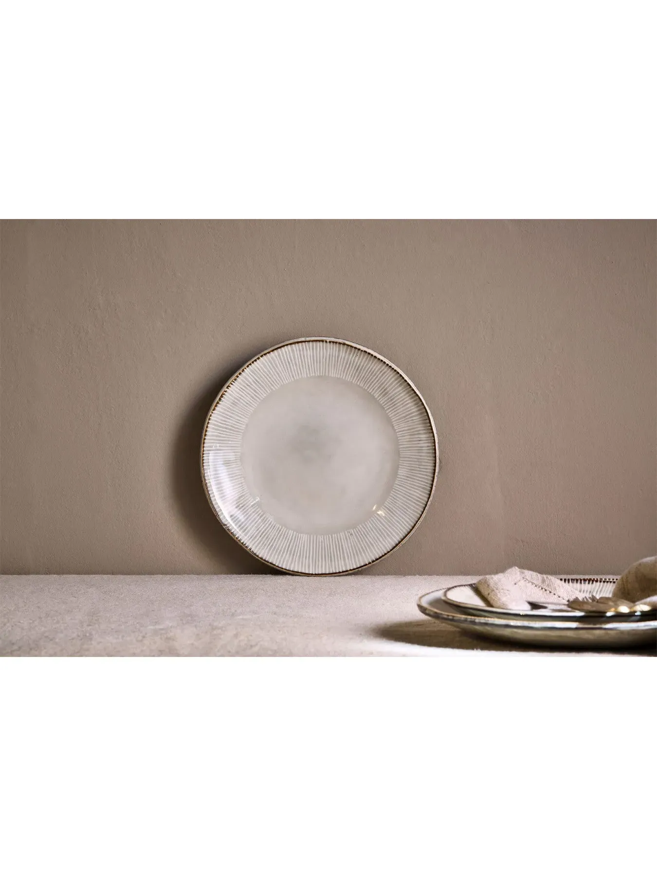 Side Plate Handcrafted - Cream, Clay
