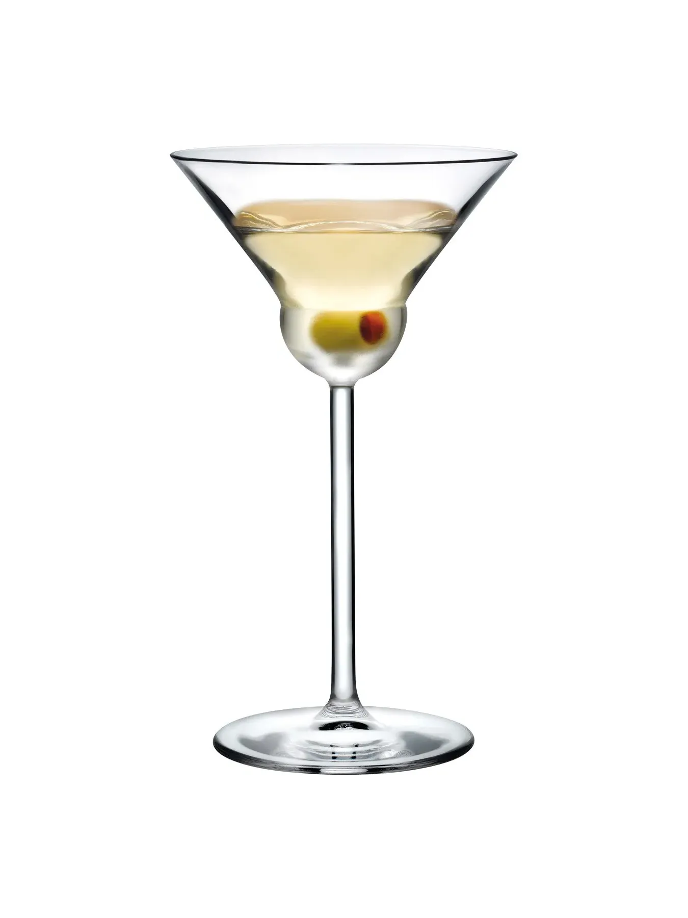 Set of 2 Martini Glasses - Clear, Glass