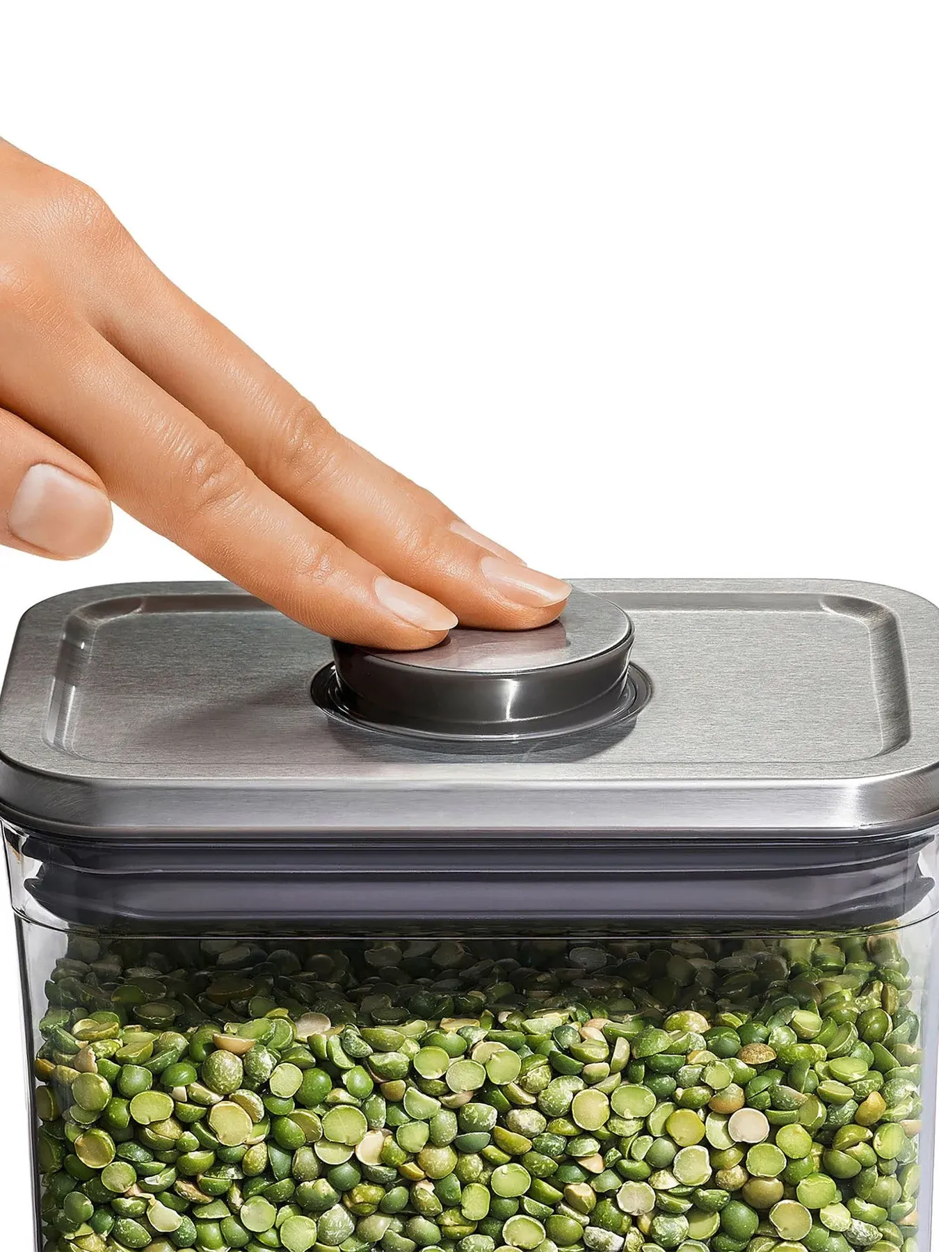 1.6L Storage Container with Pop Lid - Clear