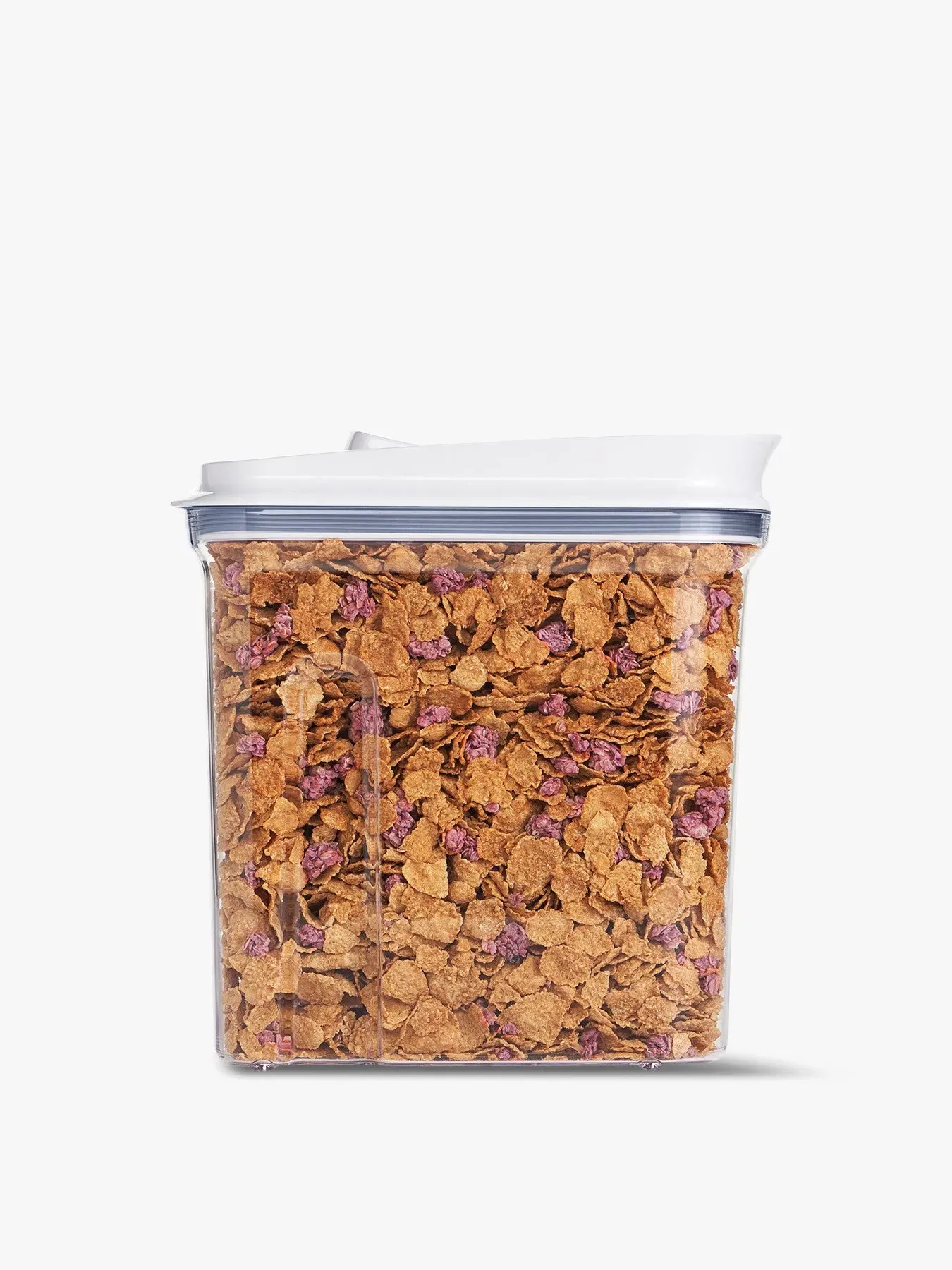 Large Cereal Dispenser with Pop Lid - Black