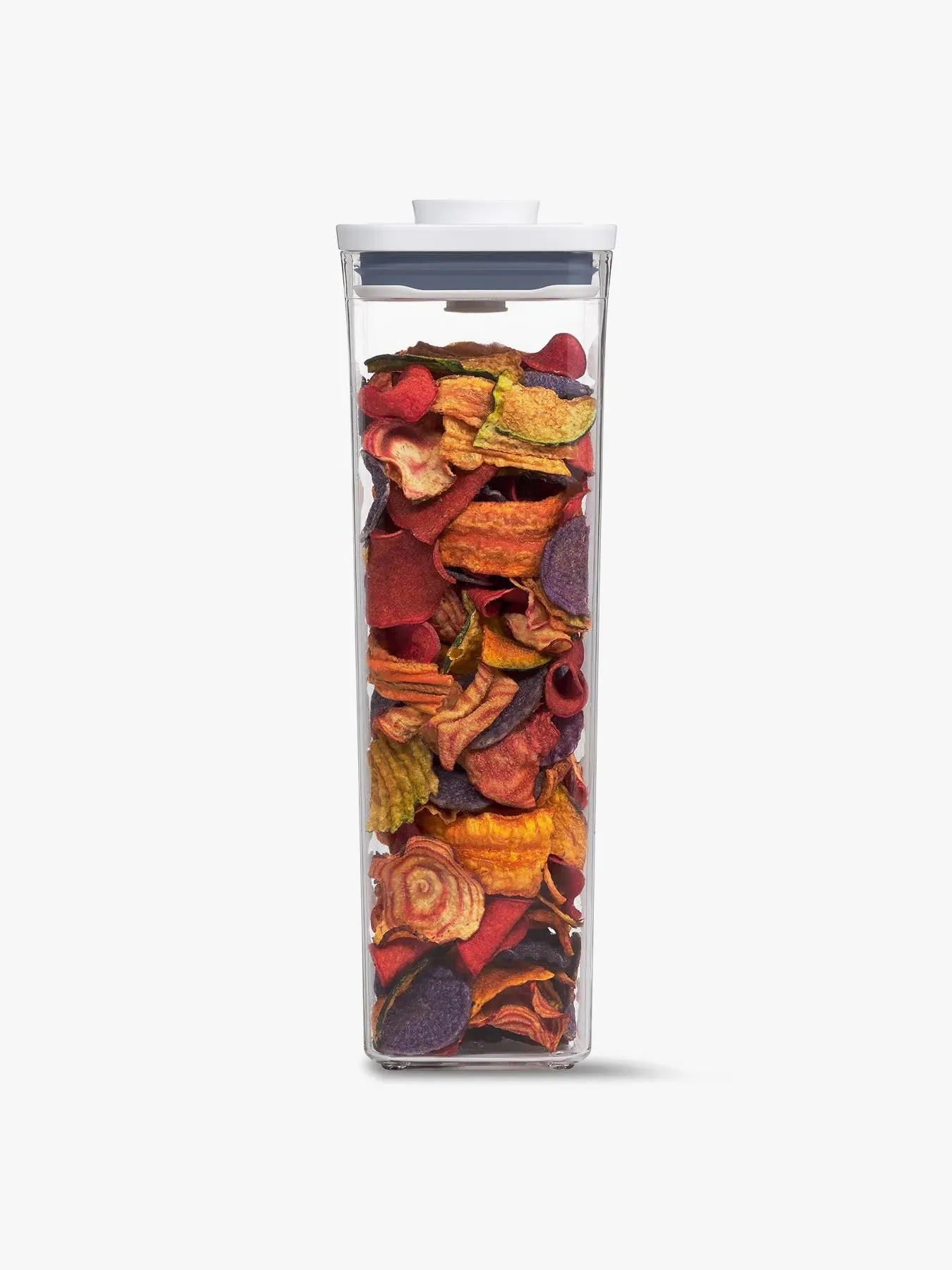 Small Square Food Container with Pop Lid - Clear