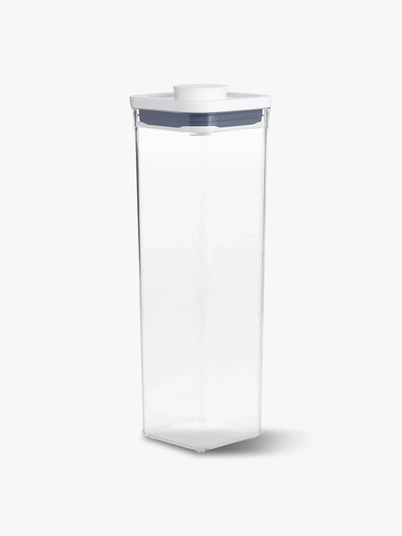 Small Square Food Container with Pop Lid - Clear image