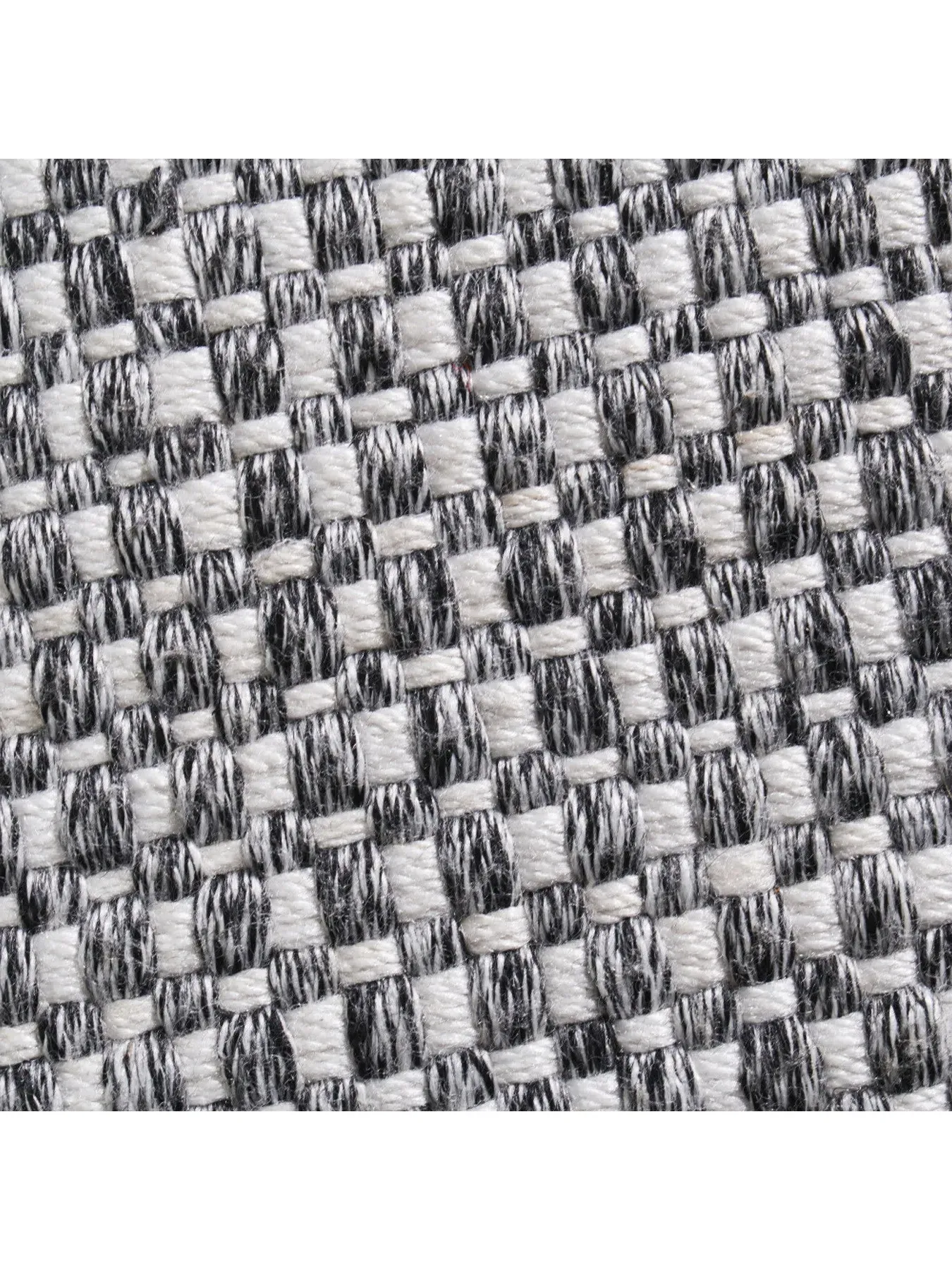 45cm Scatter Cushion Basket Weave - Graphite, Polyester