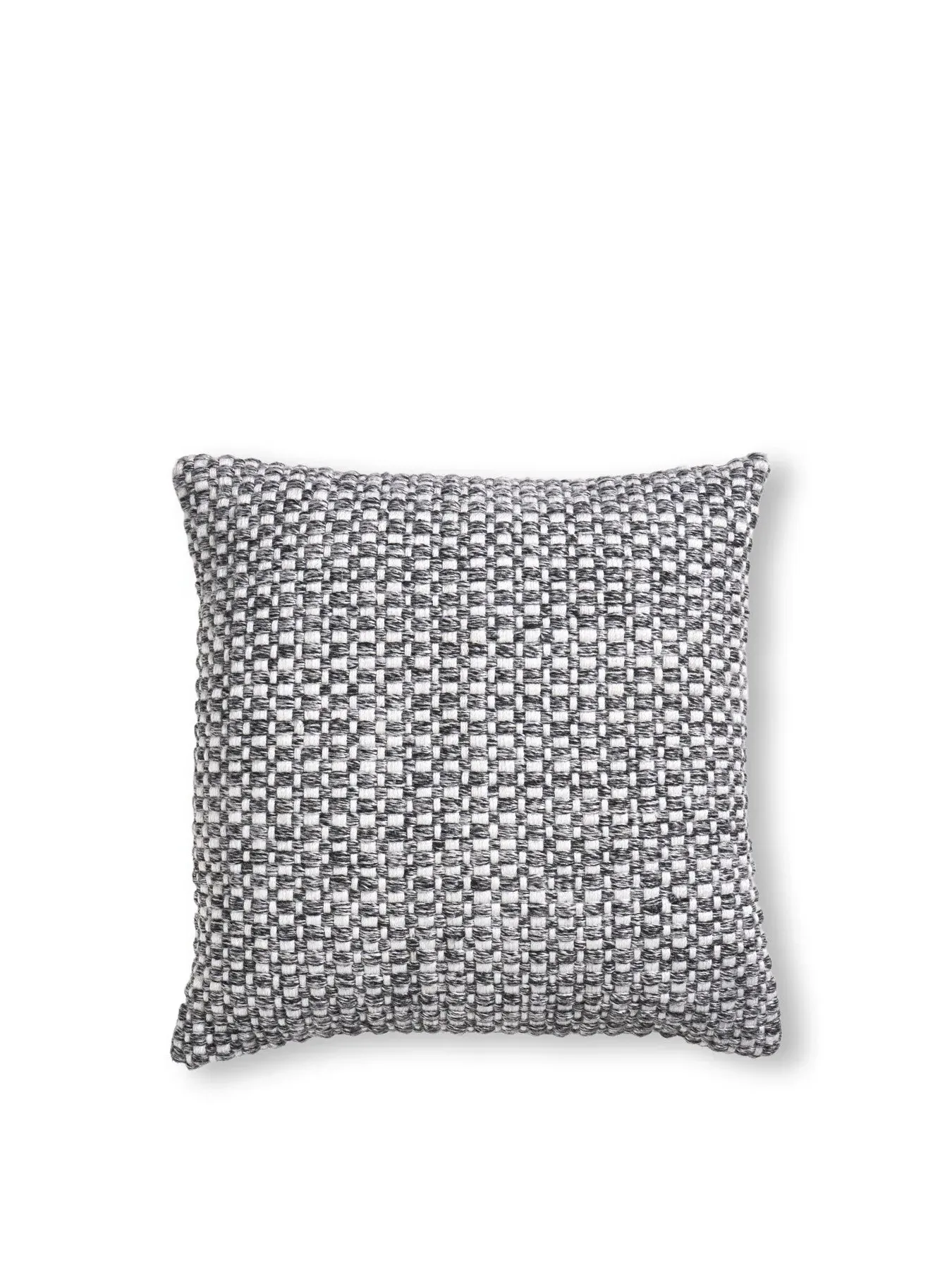 45cm Scatter Cushion Basket Weave - Graphite, Polyester image