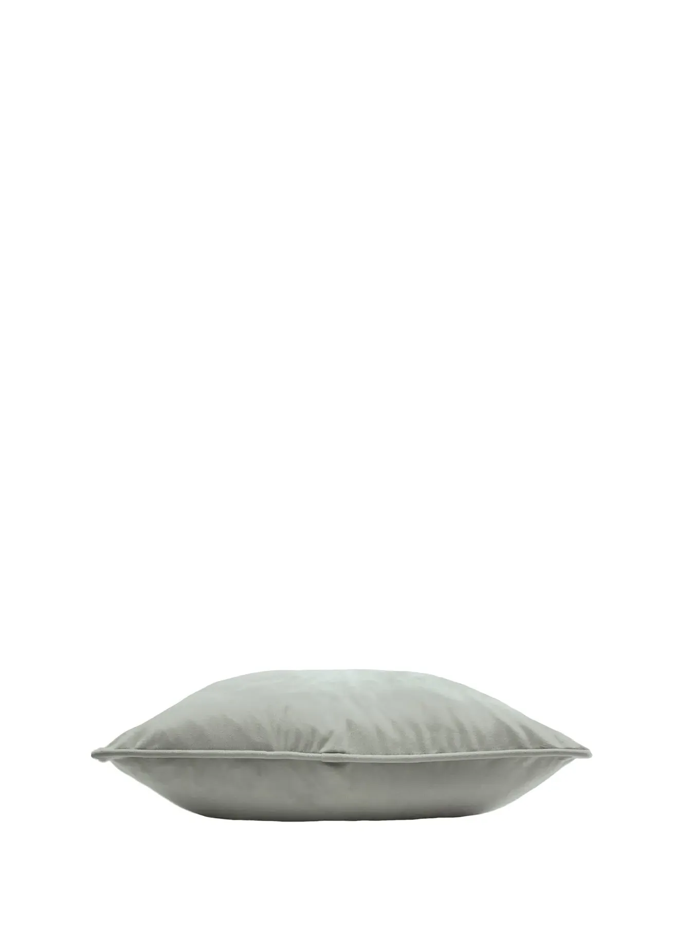 Square Cushion with Feather Fill - Silver Grey