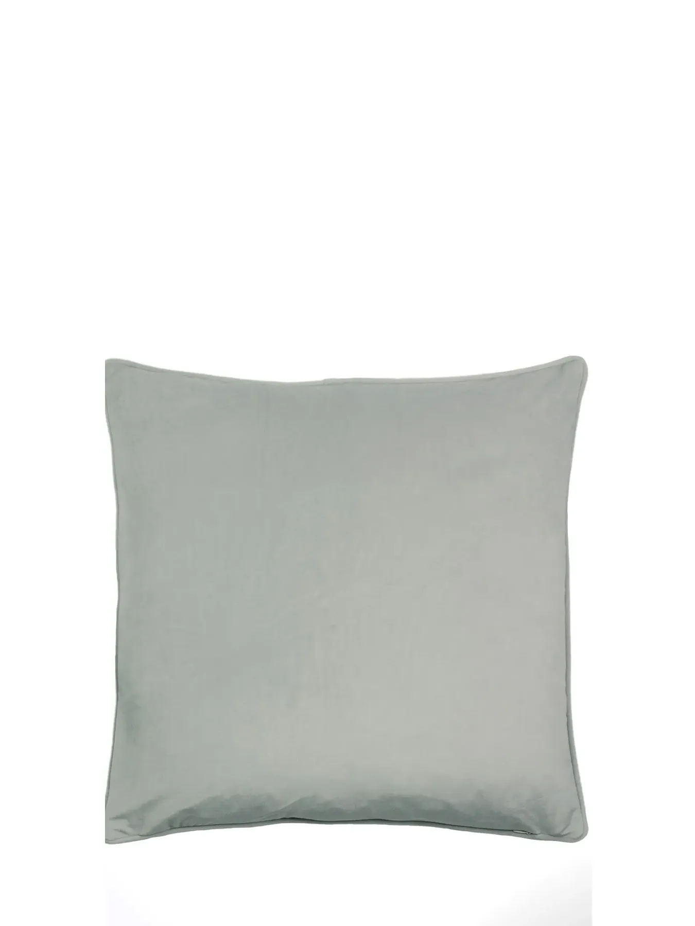 Square Cushion with Feather Fill - Silver Grey