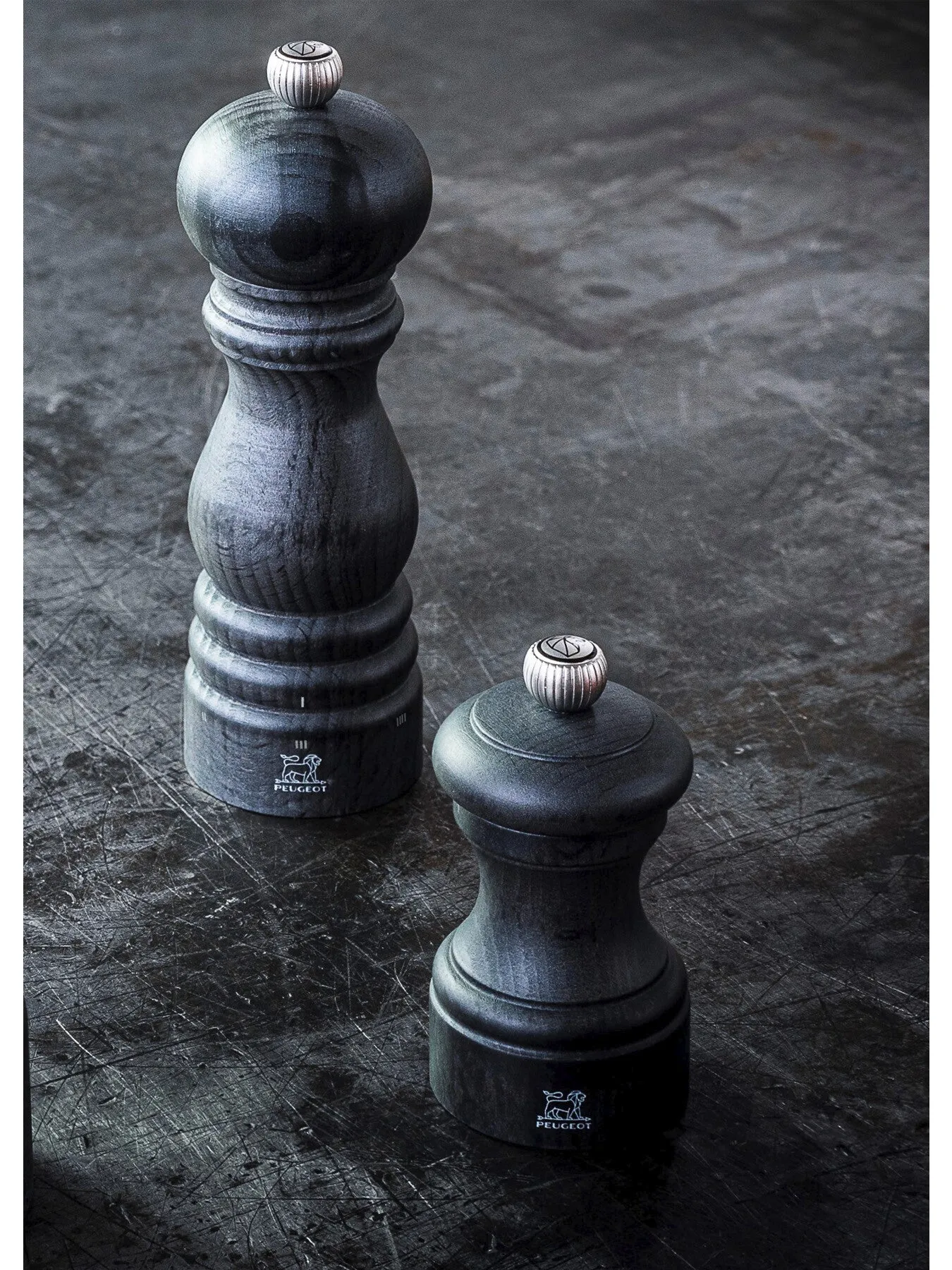 10cm Bistro Pepper Mill - Black Wood