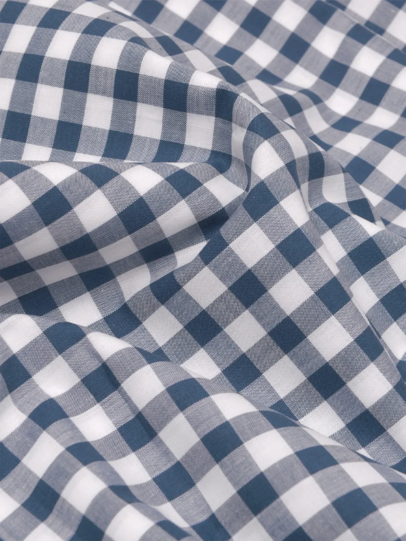 Double Duvet Cover Small Gingham - Indigo