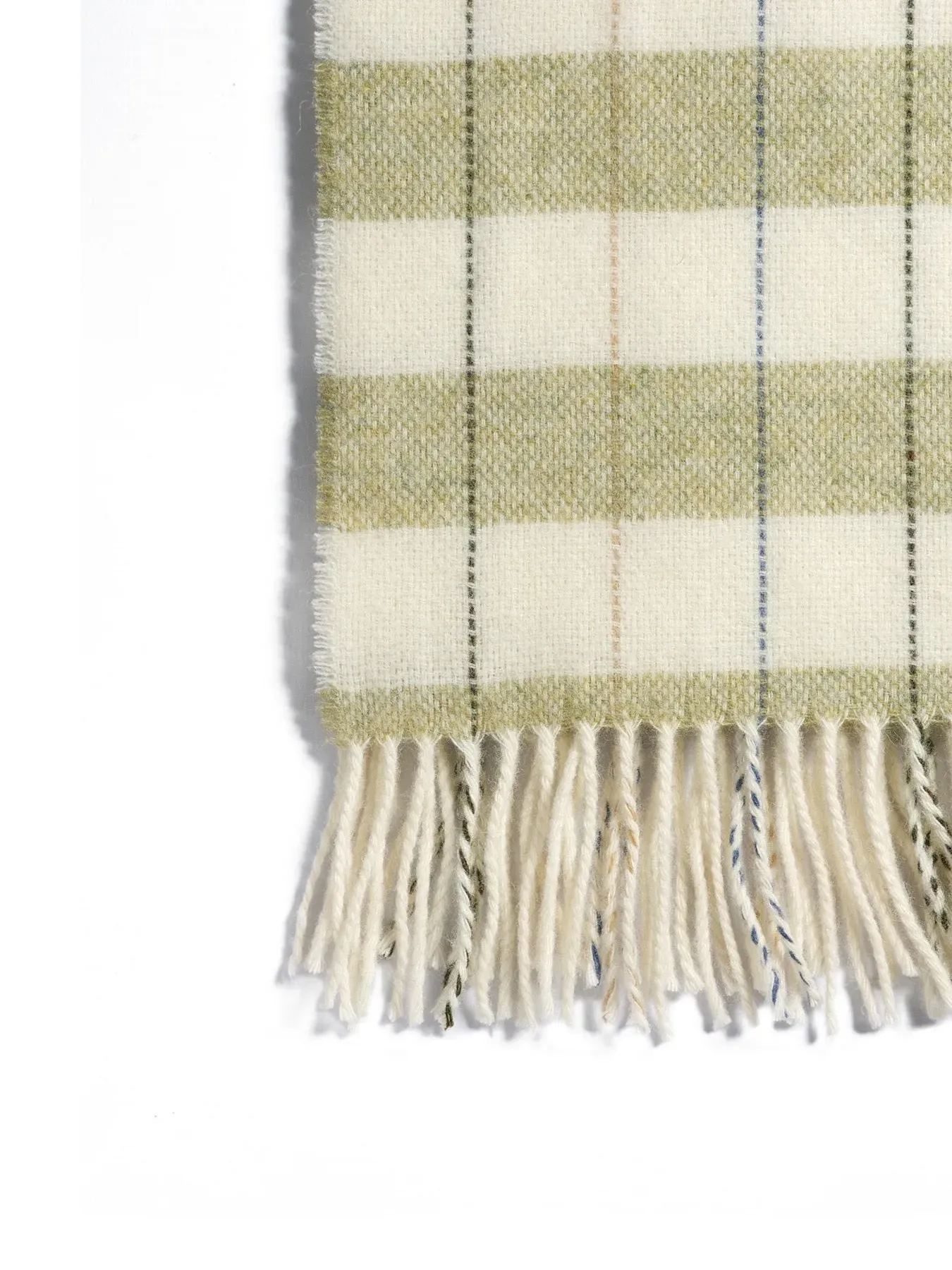 Merino Wool Blanket - Green, Wool