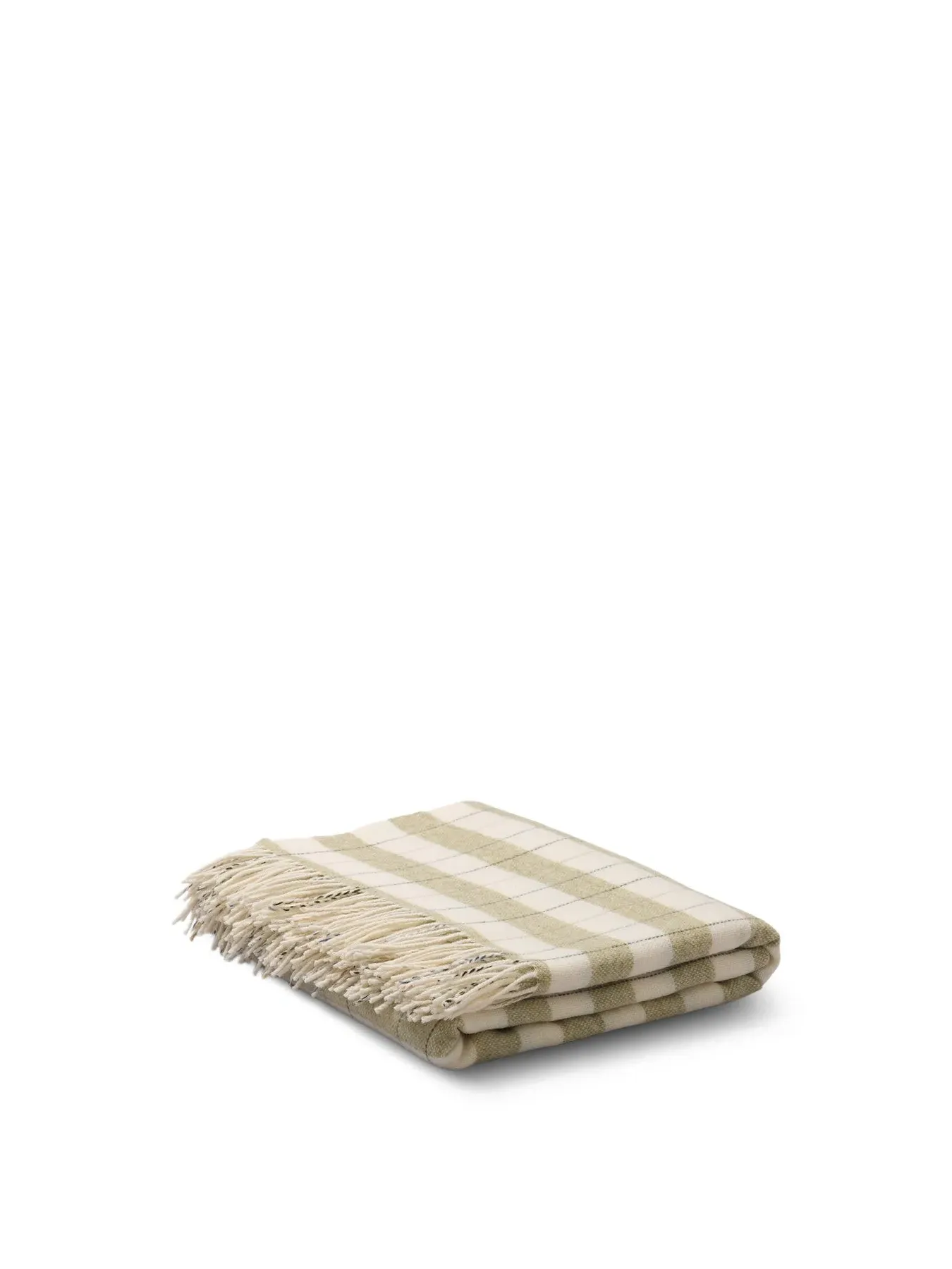 Merino Wool Blanket - Green, Wool image