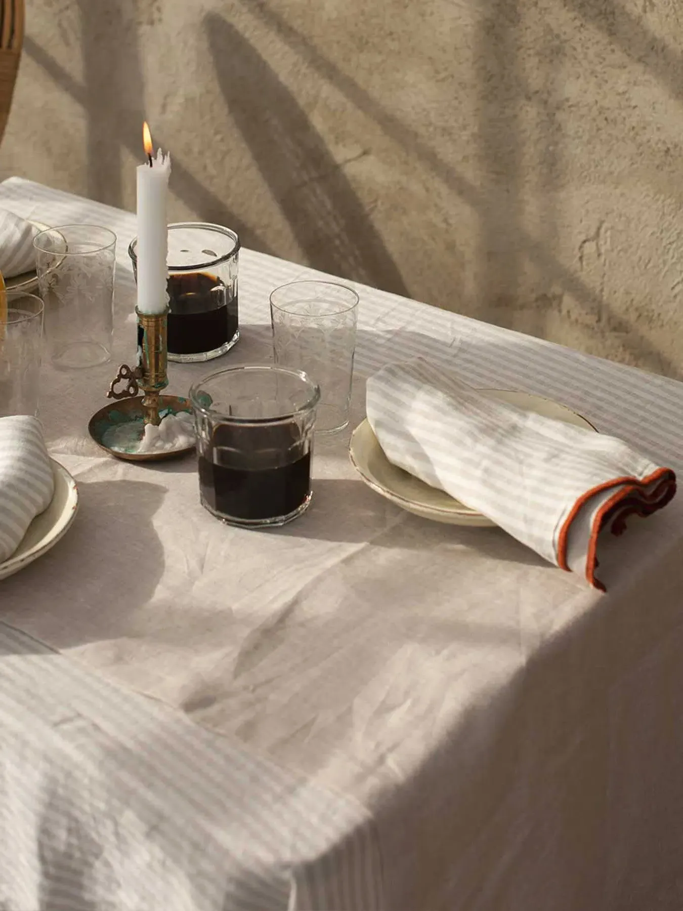 Plain Table Runner - Neutral, Linen image
