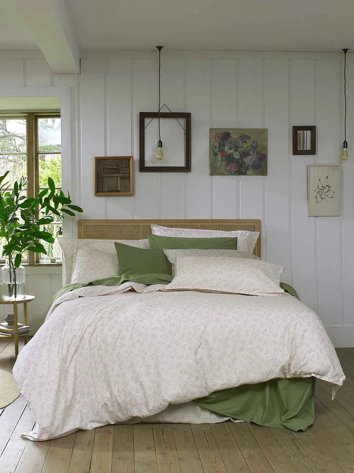 Single Duvet Cover Spring Sprig - Multi, Cotton image