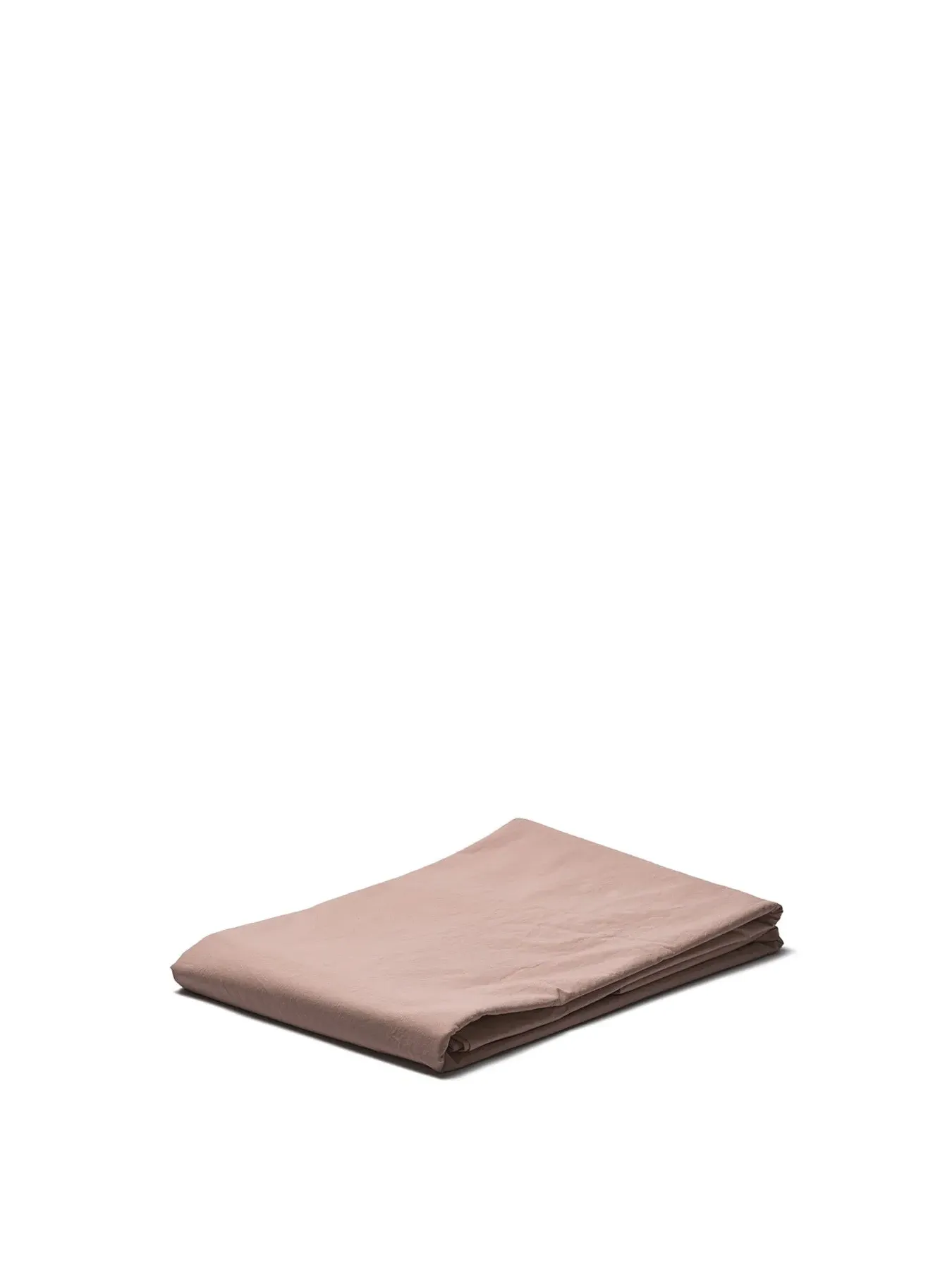 Single Duvet Cover Washed Percale - Pink, Cotton