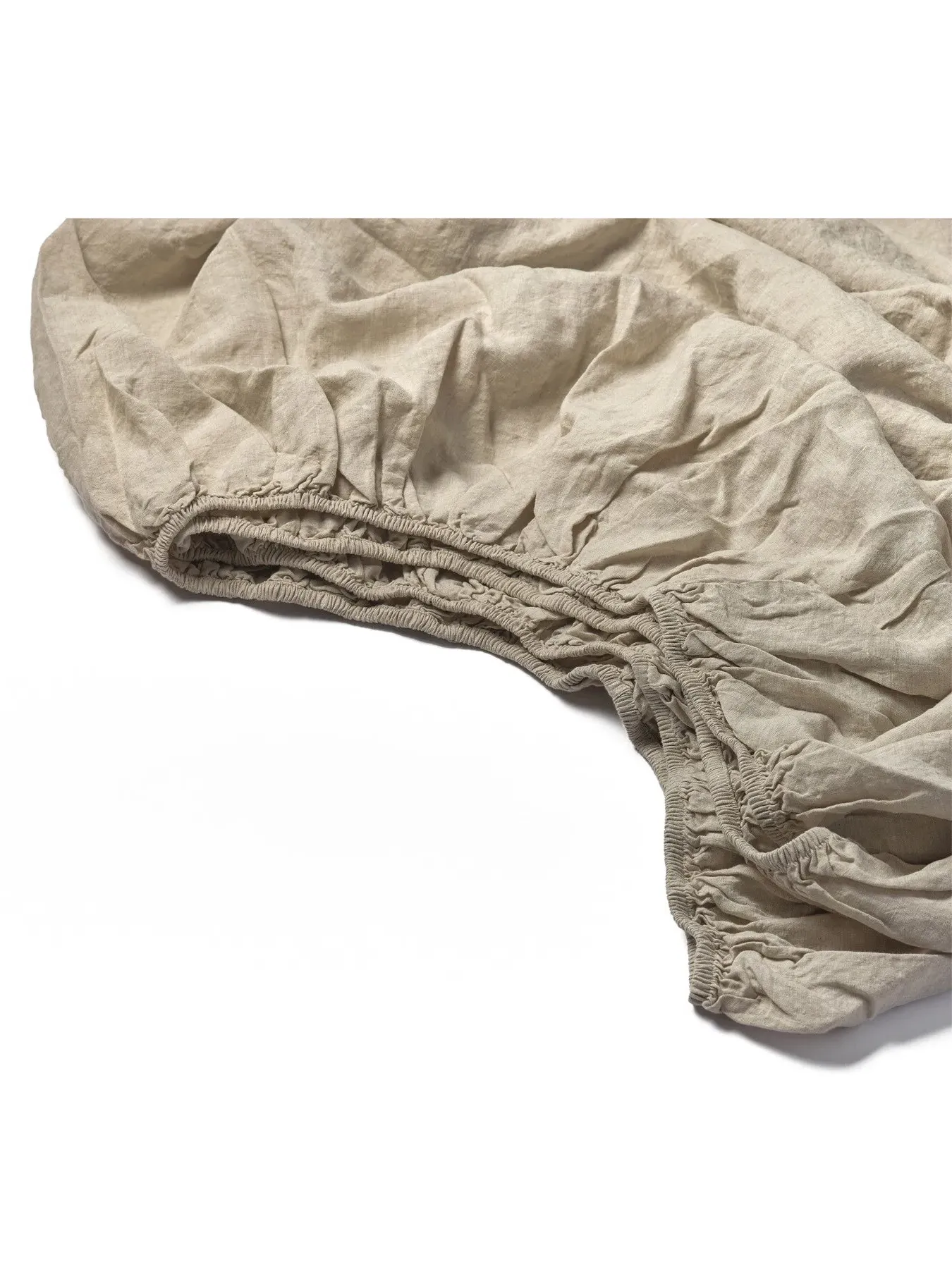 Single Fitted Sheet - Neutral, Linen