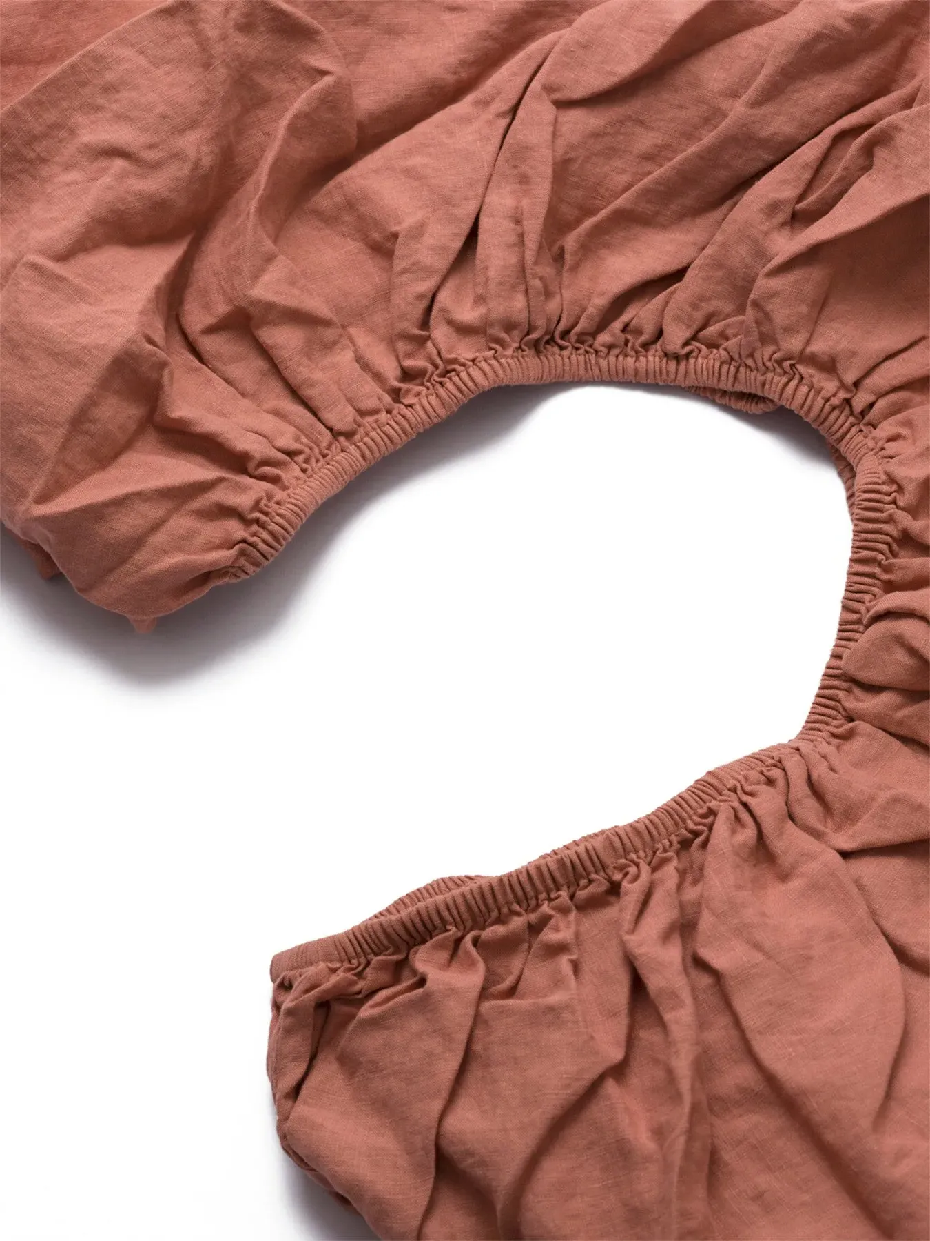 Single Fitted Sheet - Tan, Linen