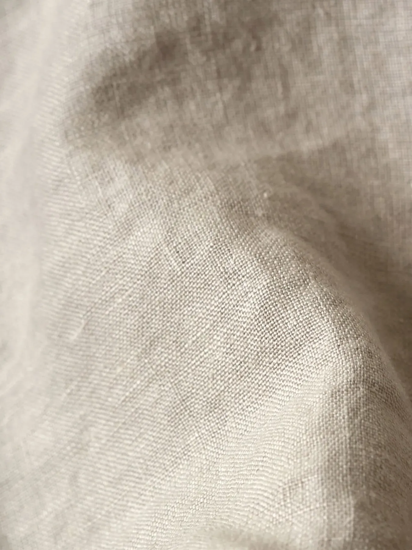 Single Flat Sheet - Oatmeal, Linen Blend