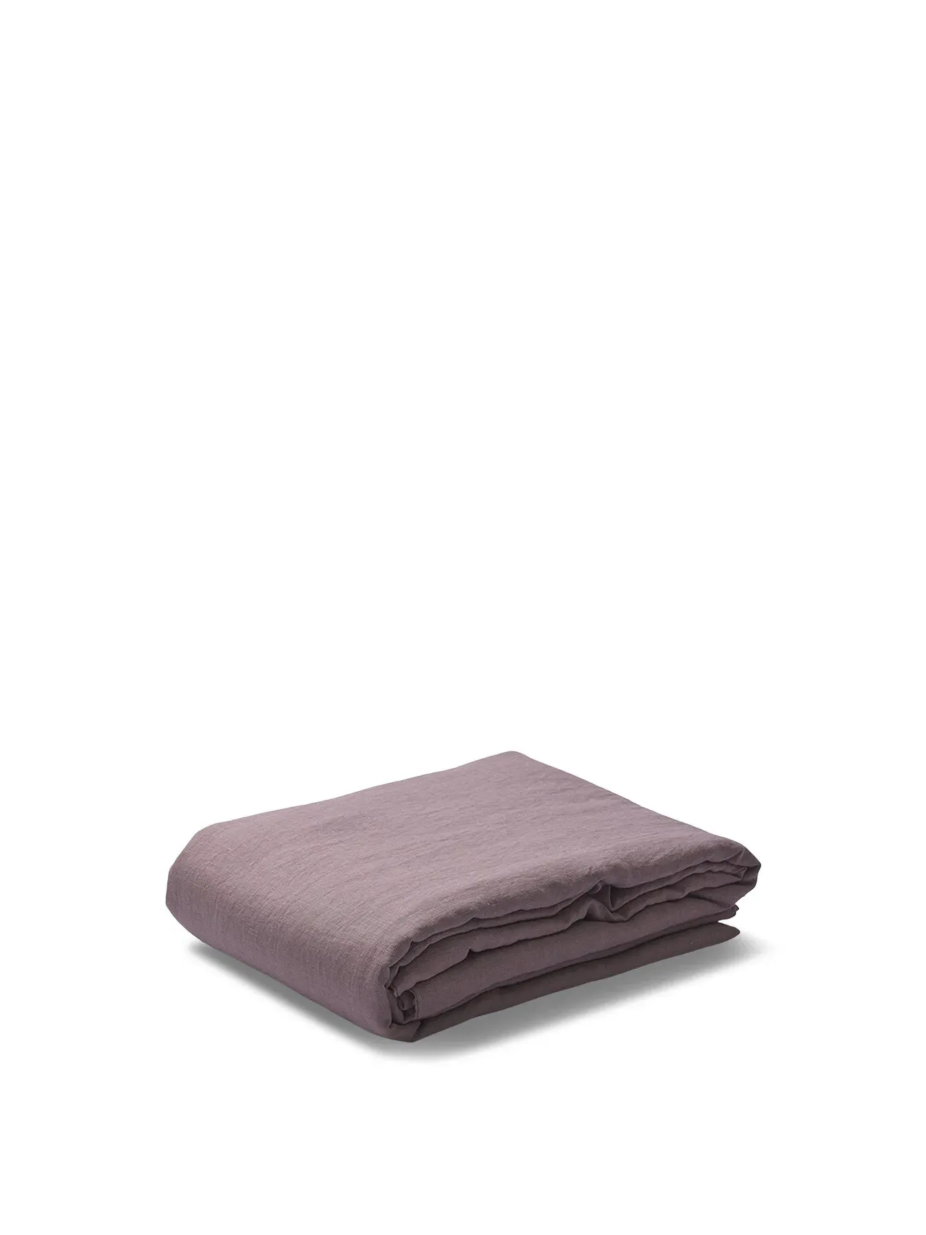 Single Flat Sheet - Purple, Linen image