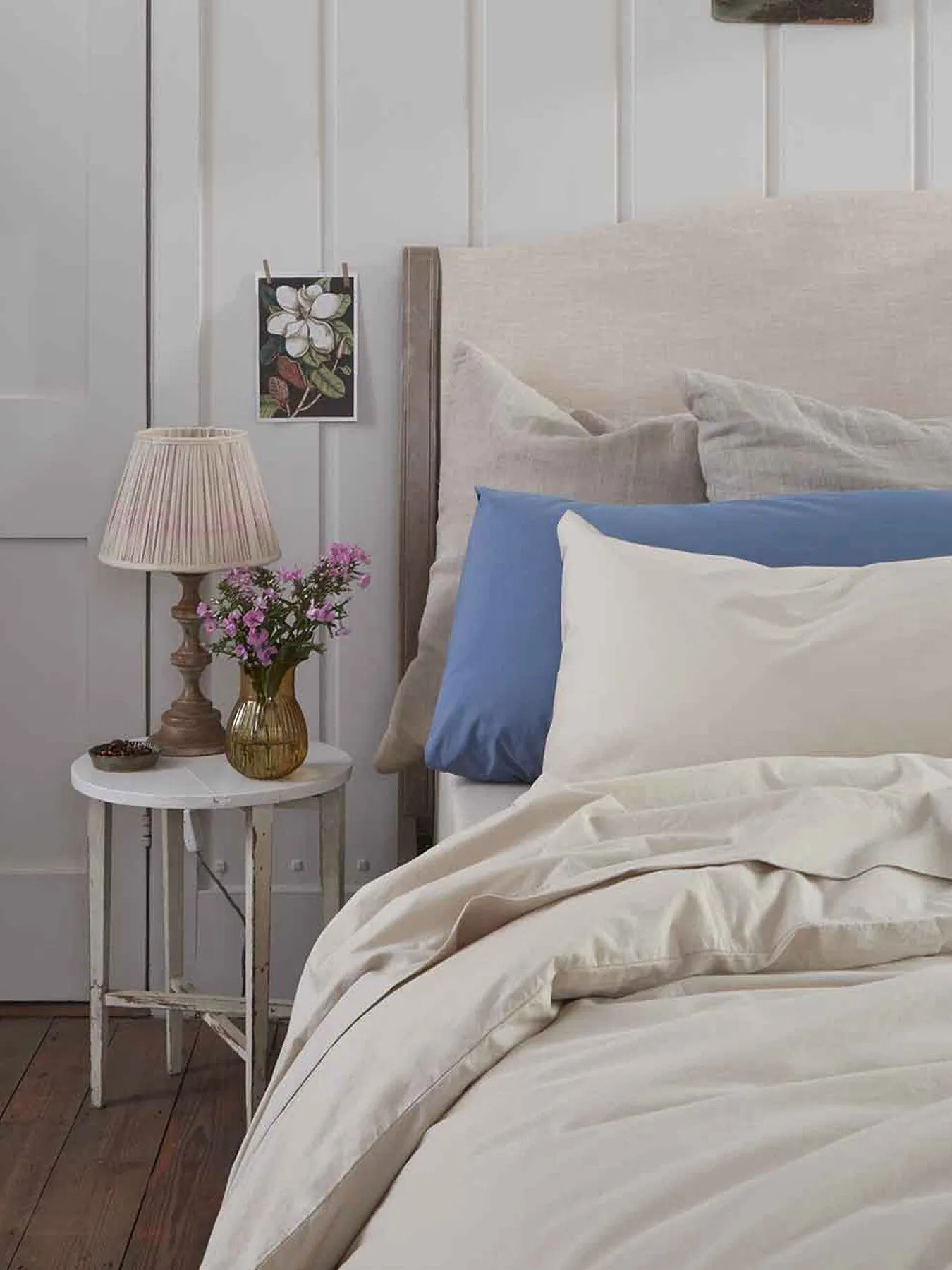 Square Pillowcases Pair - Neutral, Cotton image