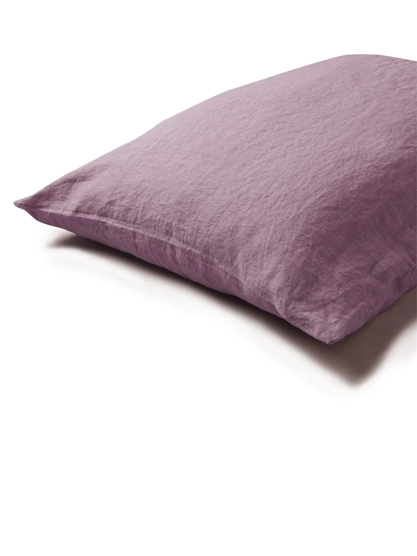 Square Pillowcases Pair - Pink, Linen