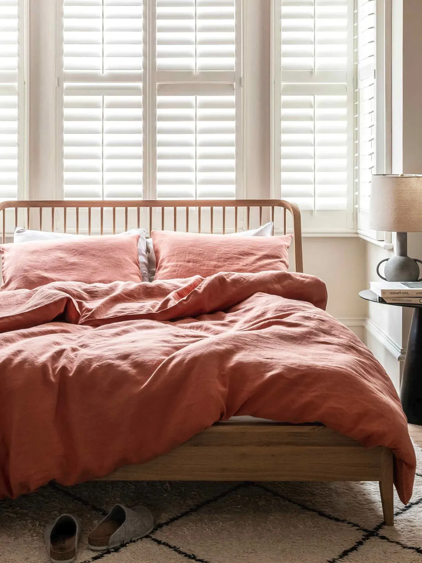 Standard Pillowcase Pair - Burnt Orange, Linen image