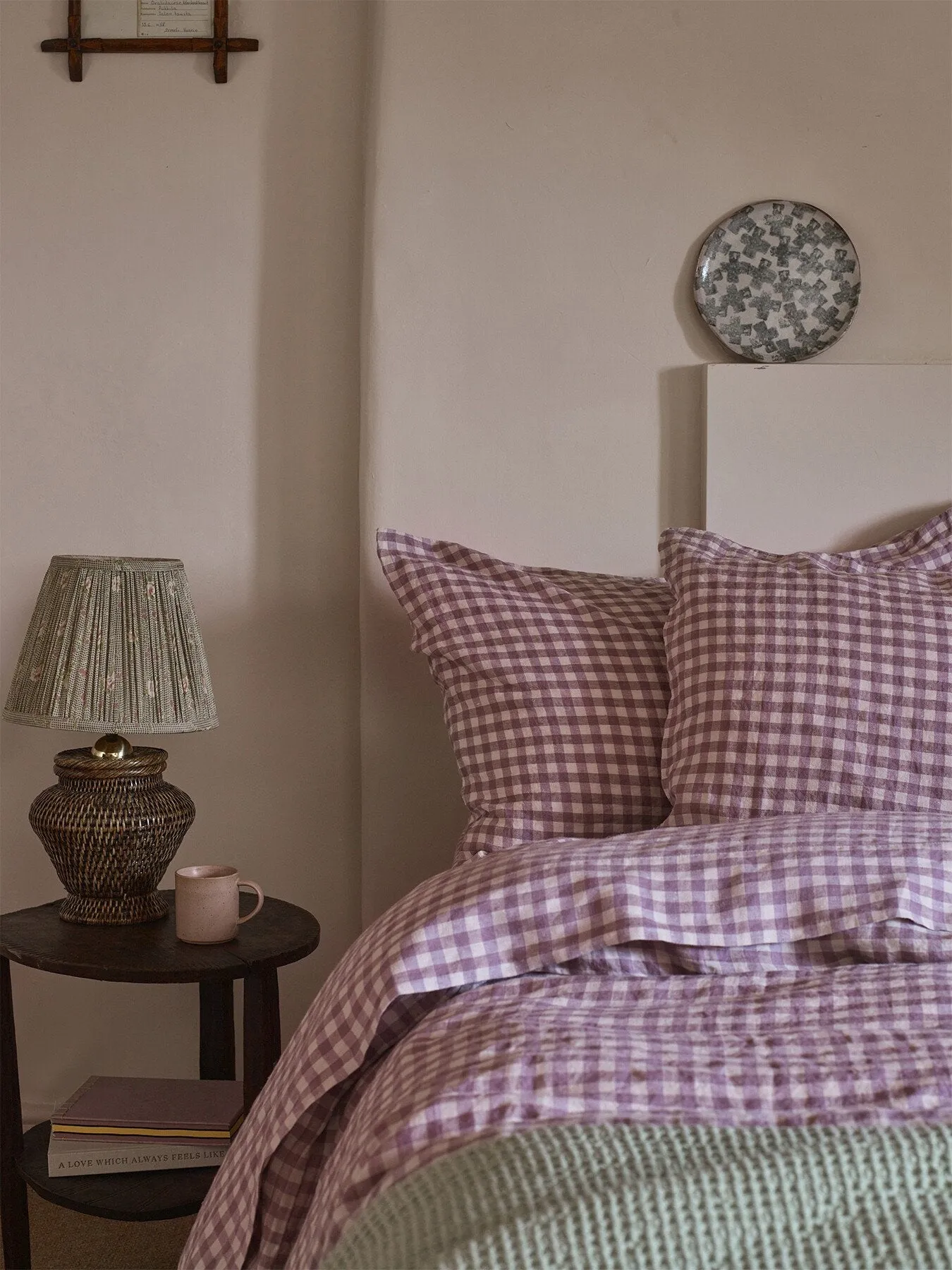 Standard Pillowcase Pair - Elderberry, Linen Blend image
