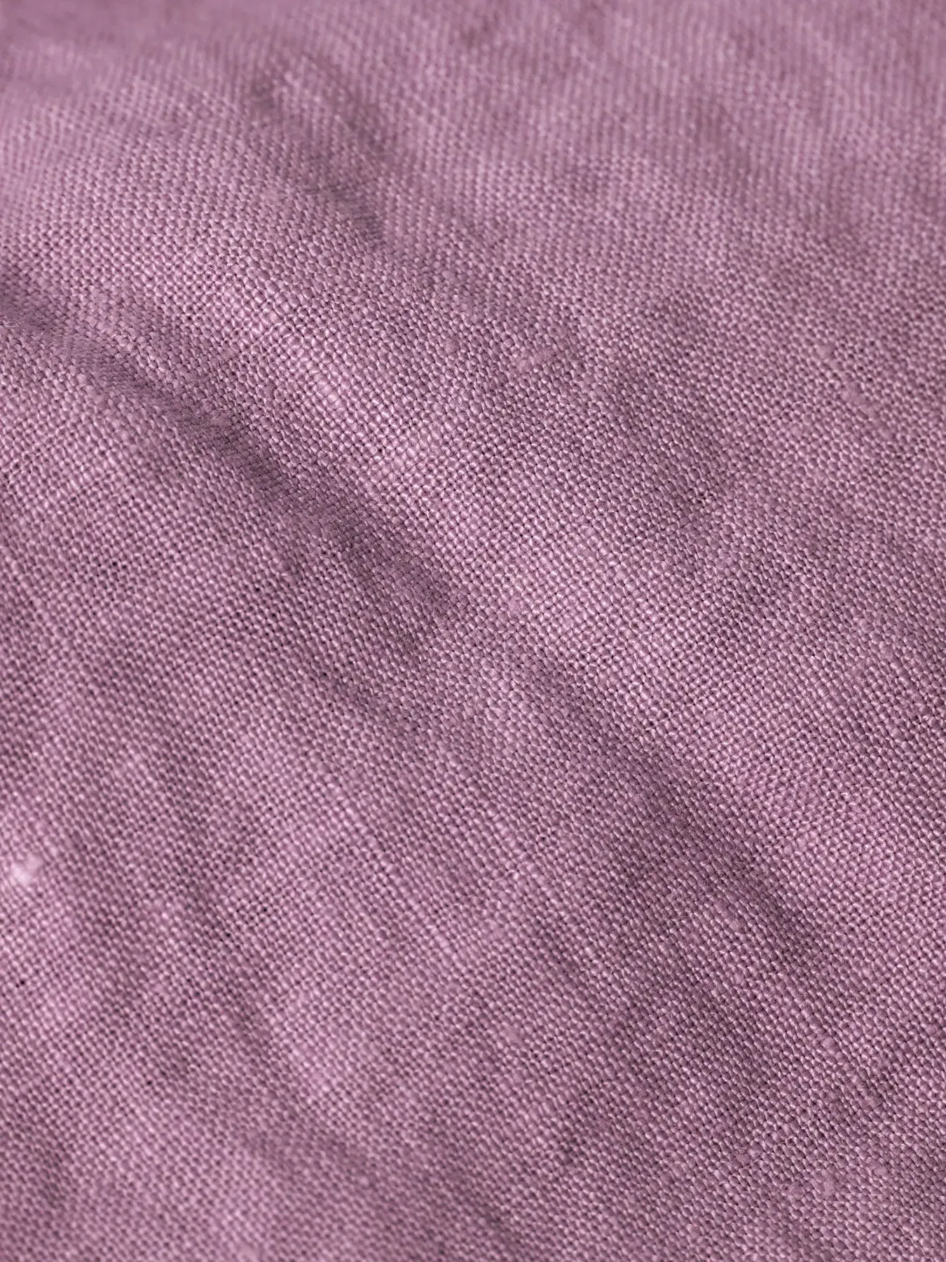 Standard Pillowcase Pair - Raspberry, Linen Blend