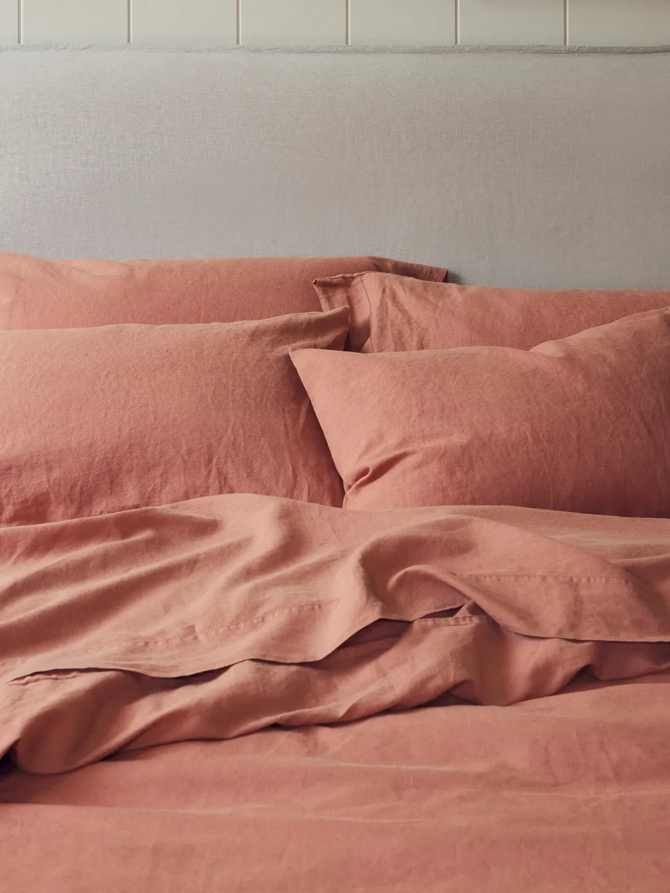 Standard Pillowcase Pair - Warm Clay, Linen image