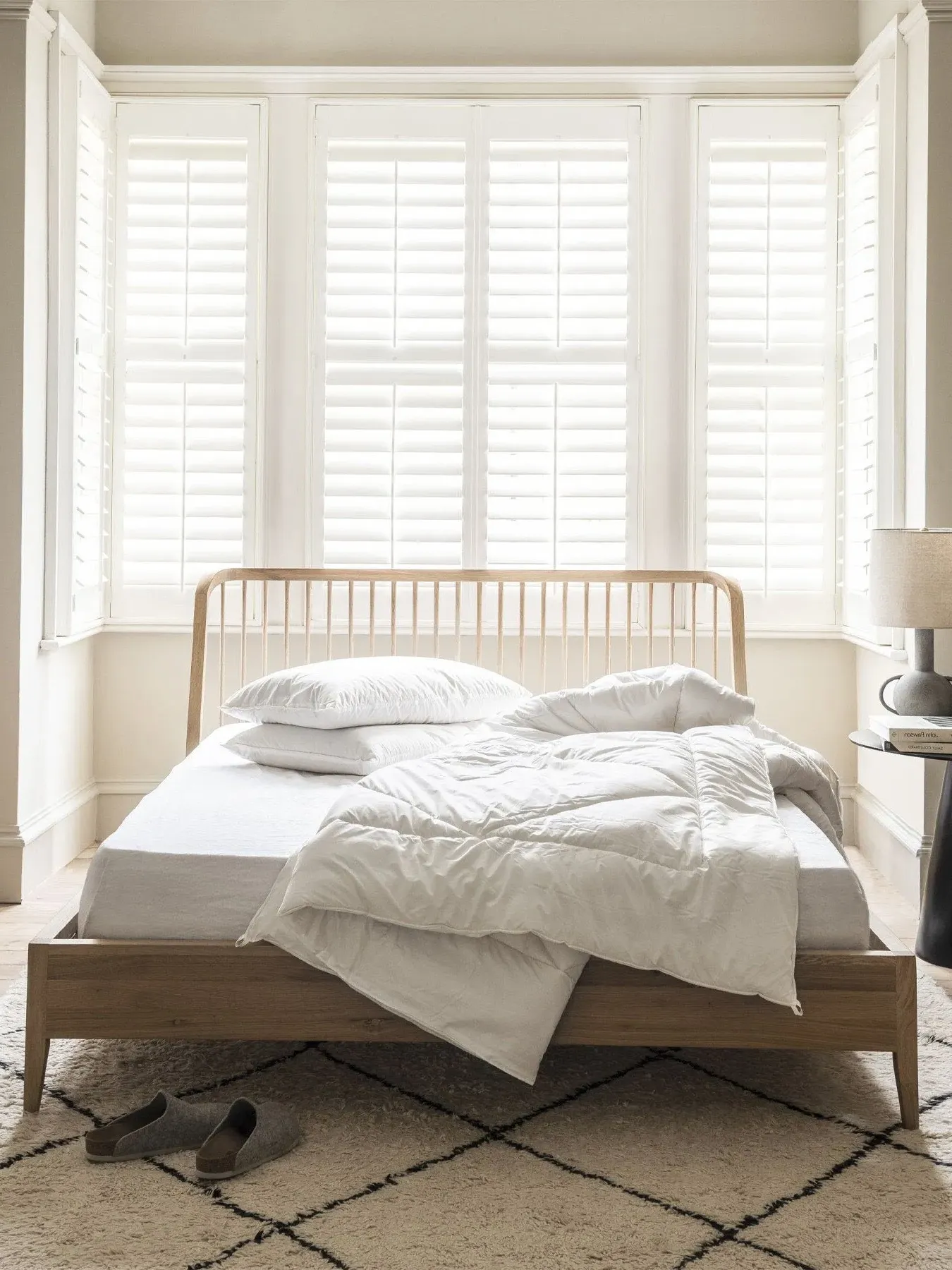 Standard Wool Pillow Light Weight - White, Cotton