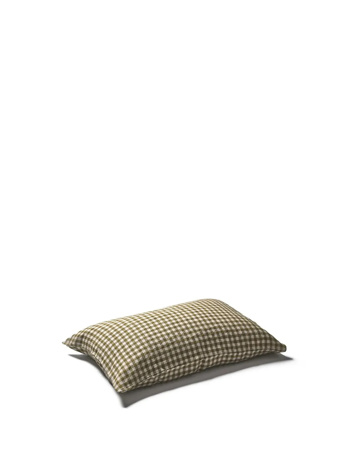 Super King Pillowcase Pair - Green, Linen