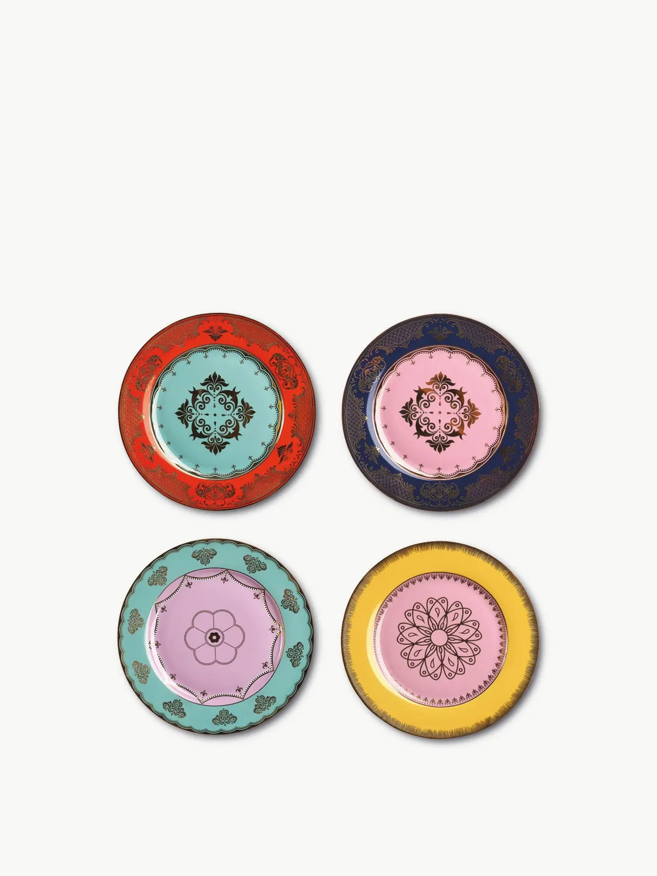4-Piece Sideplate Set - Grandpa Design image