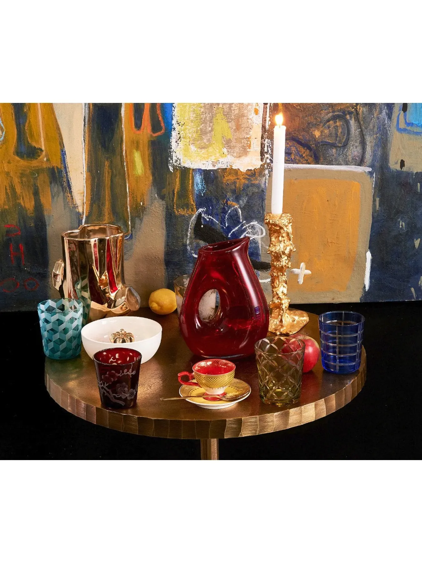 Large Drip Candle Holder - Multi-Tier Design